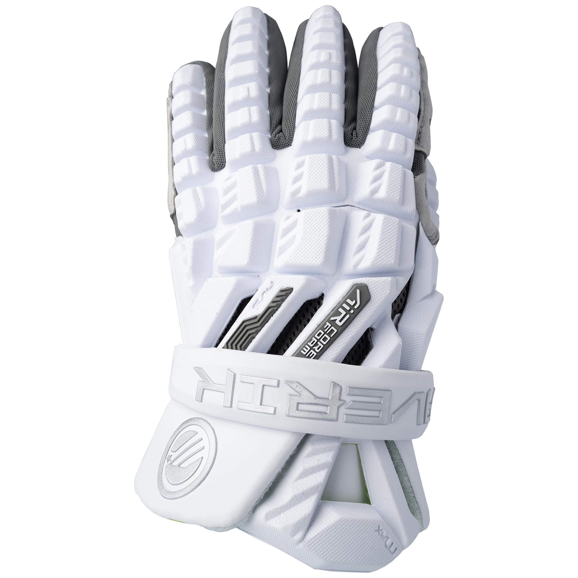 Maverik Max Lacrosse Gloves - White  | Top String Lacrosse