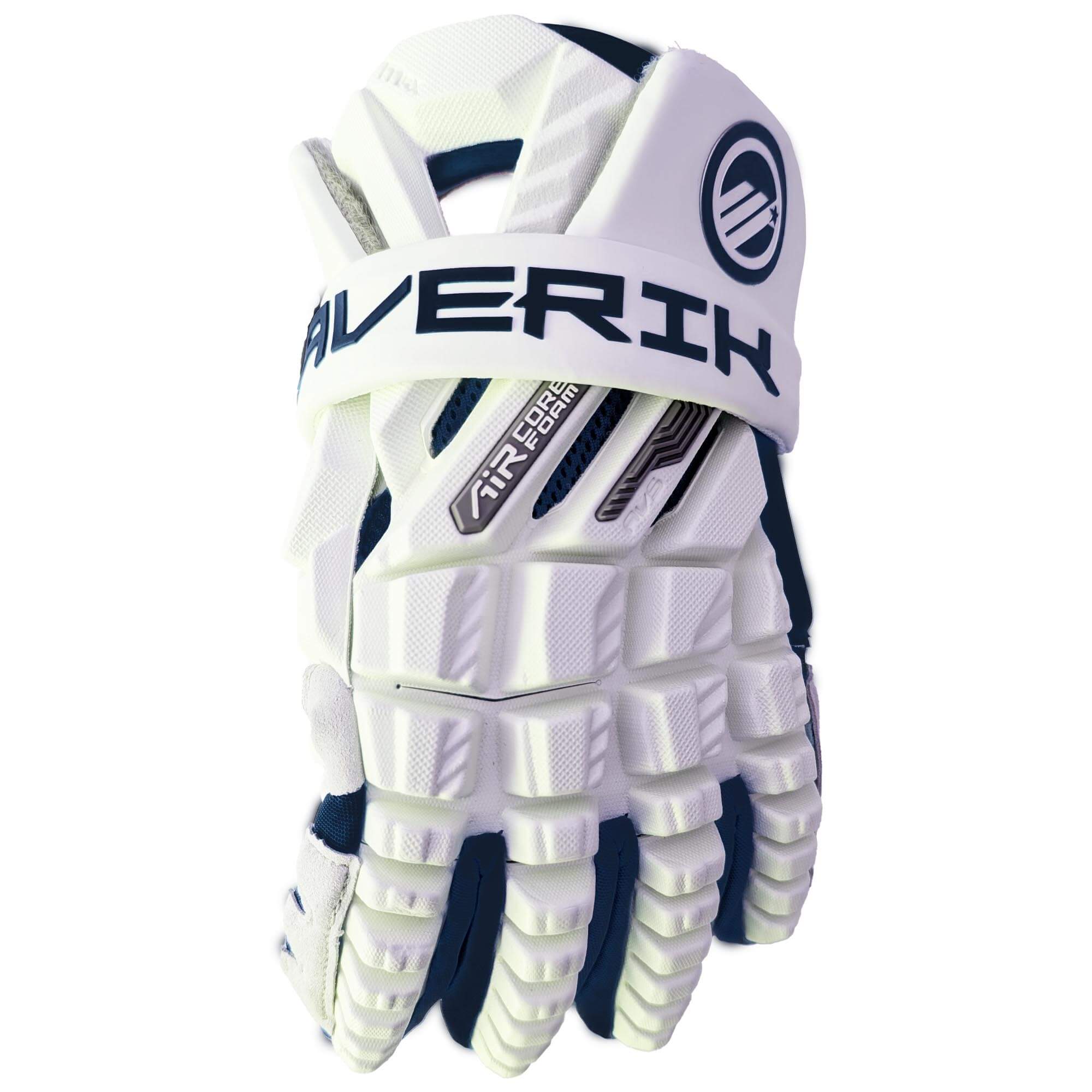 Maverik Max Lacrosse Gloves Navy Blue | Top String Lacrosse