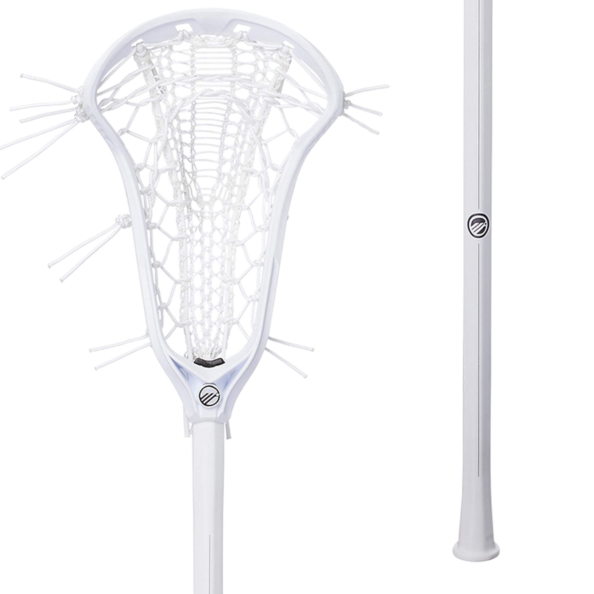 Maverik Sonar Airwire Pocket Composite Complete Women's Lacrosse Stick - White | Top String Lacrosse