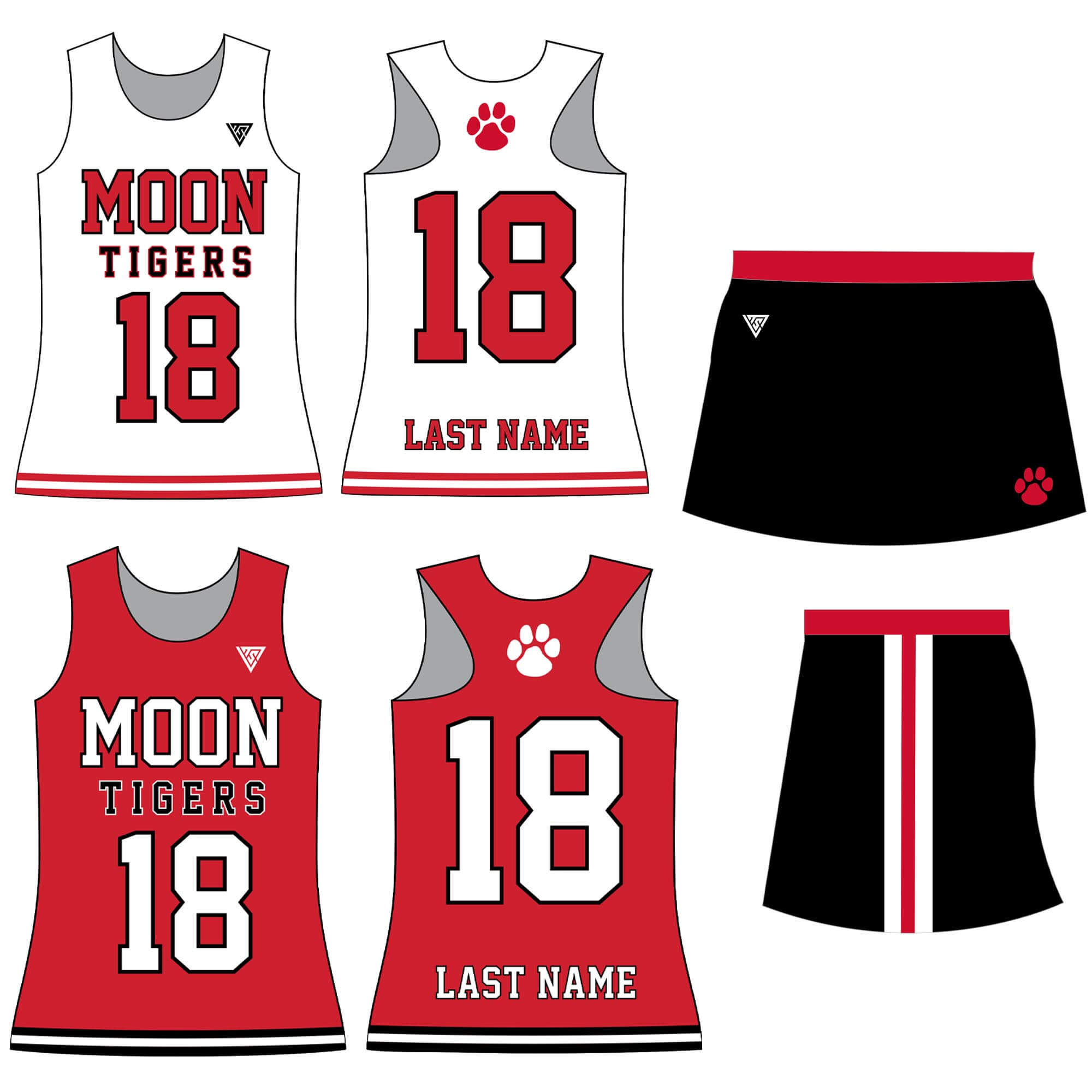 Moon Youth Girls Uniform Set