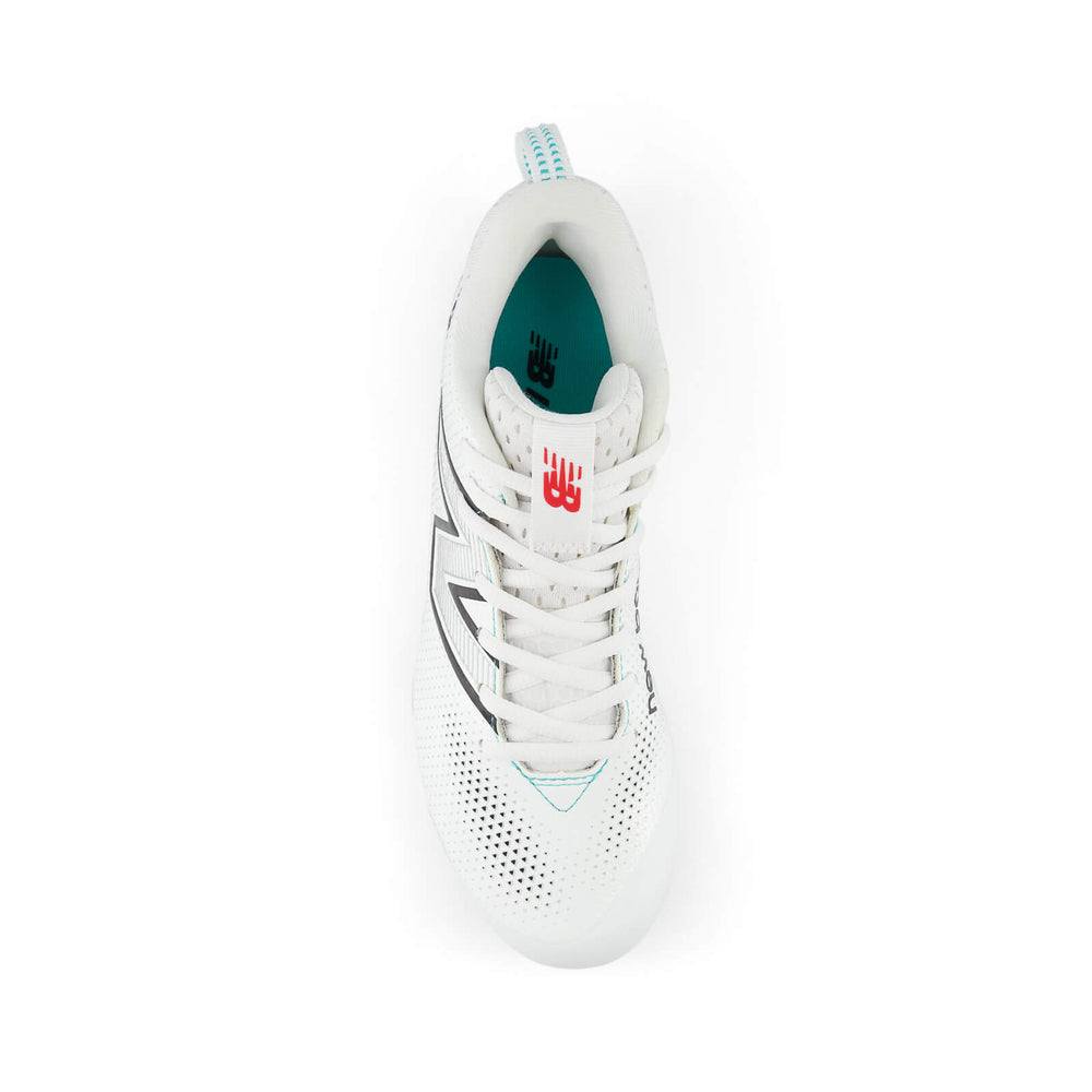 New Balance Freeze 5 Junior Lacrosse Cleats - White | Top String Lacrosse