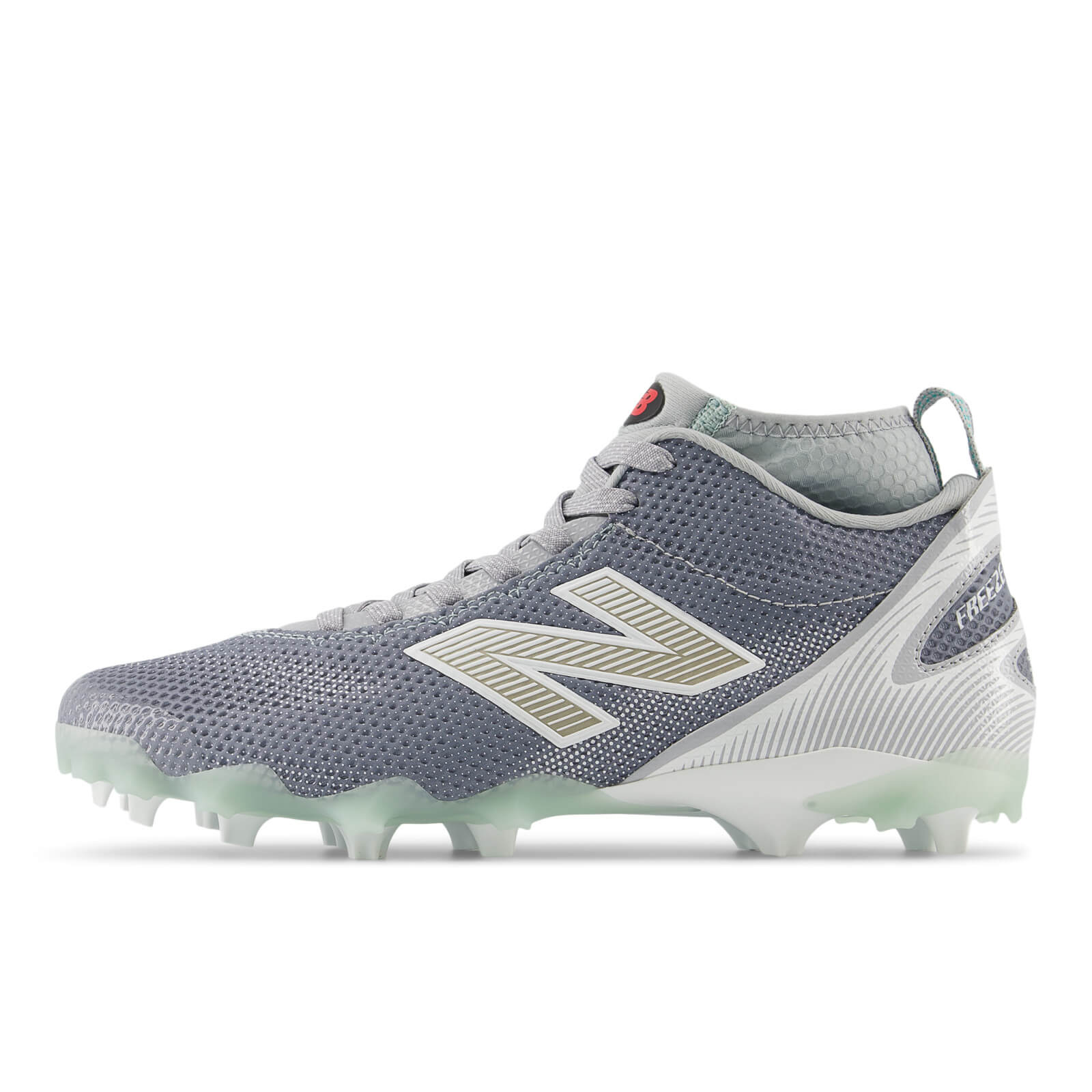 New Balance Freeze 5 Lacrosse Cleats - Grey | Top String Lacrosse