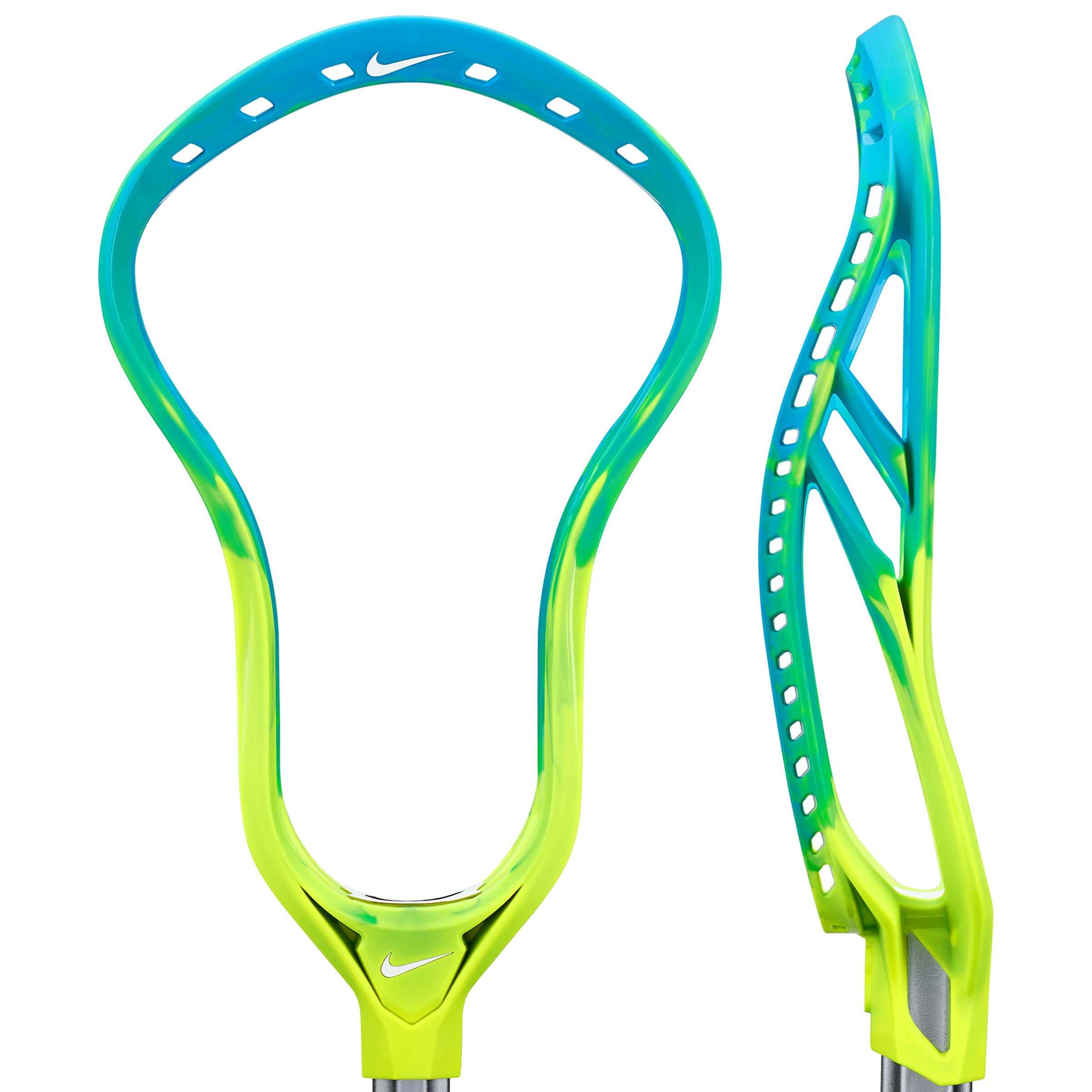 Nike L4 Limited Edition Electric Volt Split Lacrosse Head | Top String Lacrosse