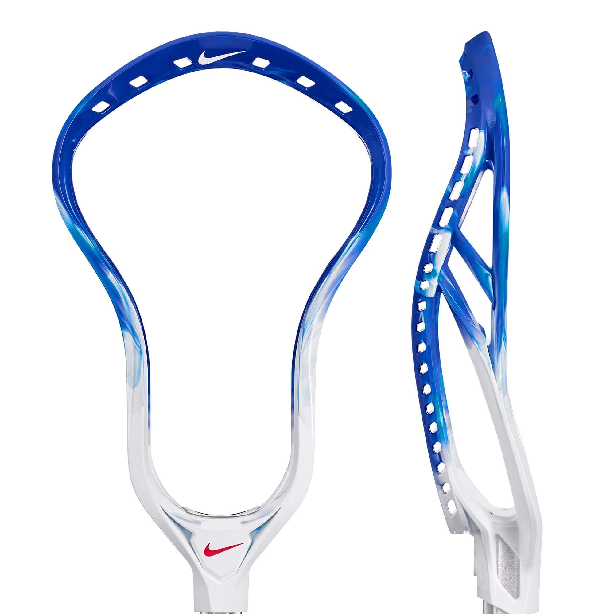 Nike L4 Limited Edition Royal/White Split Lacrosse Head | Top String Lacrosse 