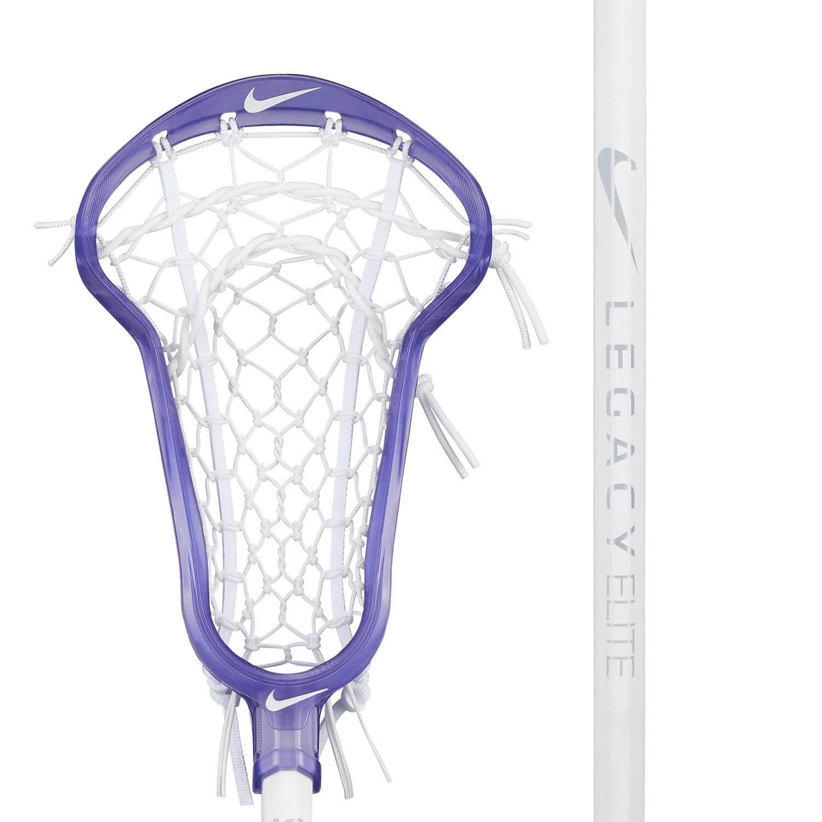 Nike Legacy Elite Atomic Purple 10 Degree Composite Complete Women's Lacrosse Stick | Top String Lacrosse