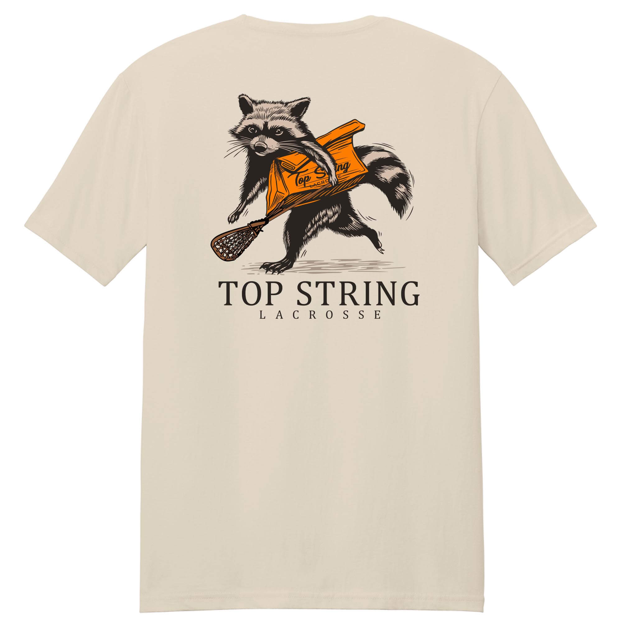 Top String Lacrosse Raccoon T-Shirt