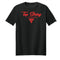 Top String Lacrosse Script 2.0 Logo T-Shirt - Black - Red