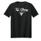 Top String Lacrosse Script 2.0 Logo T-Shirt - Black - White