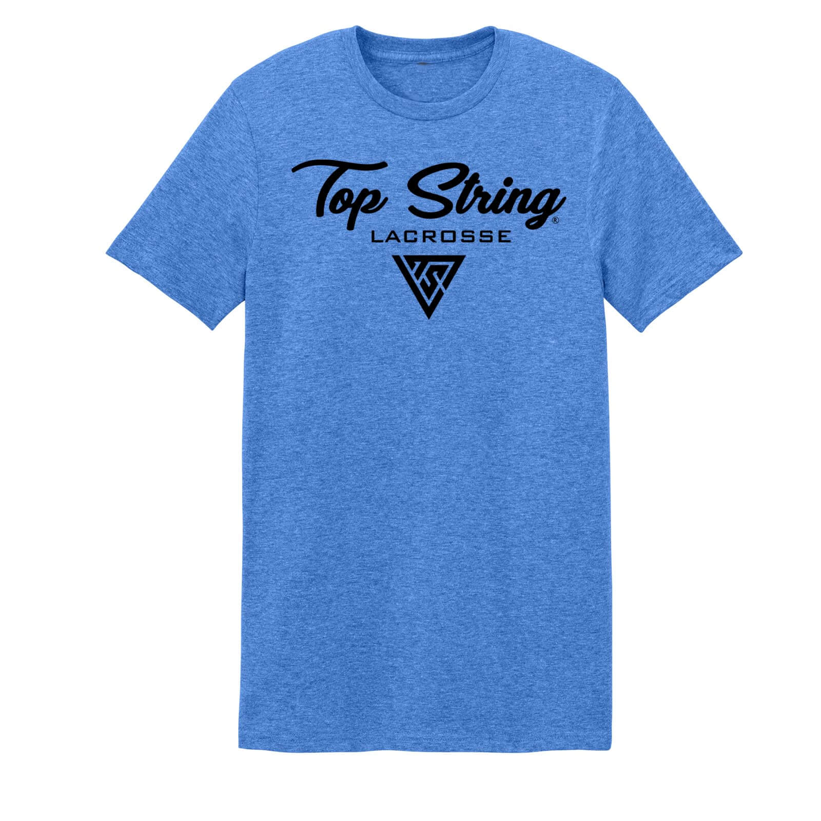Top String Lacrosse Script 2.0 Logo T-Shirt - Royal Blue - Black