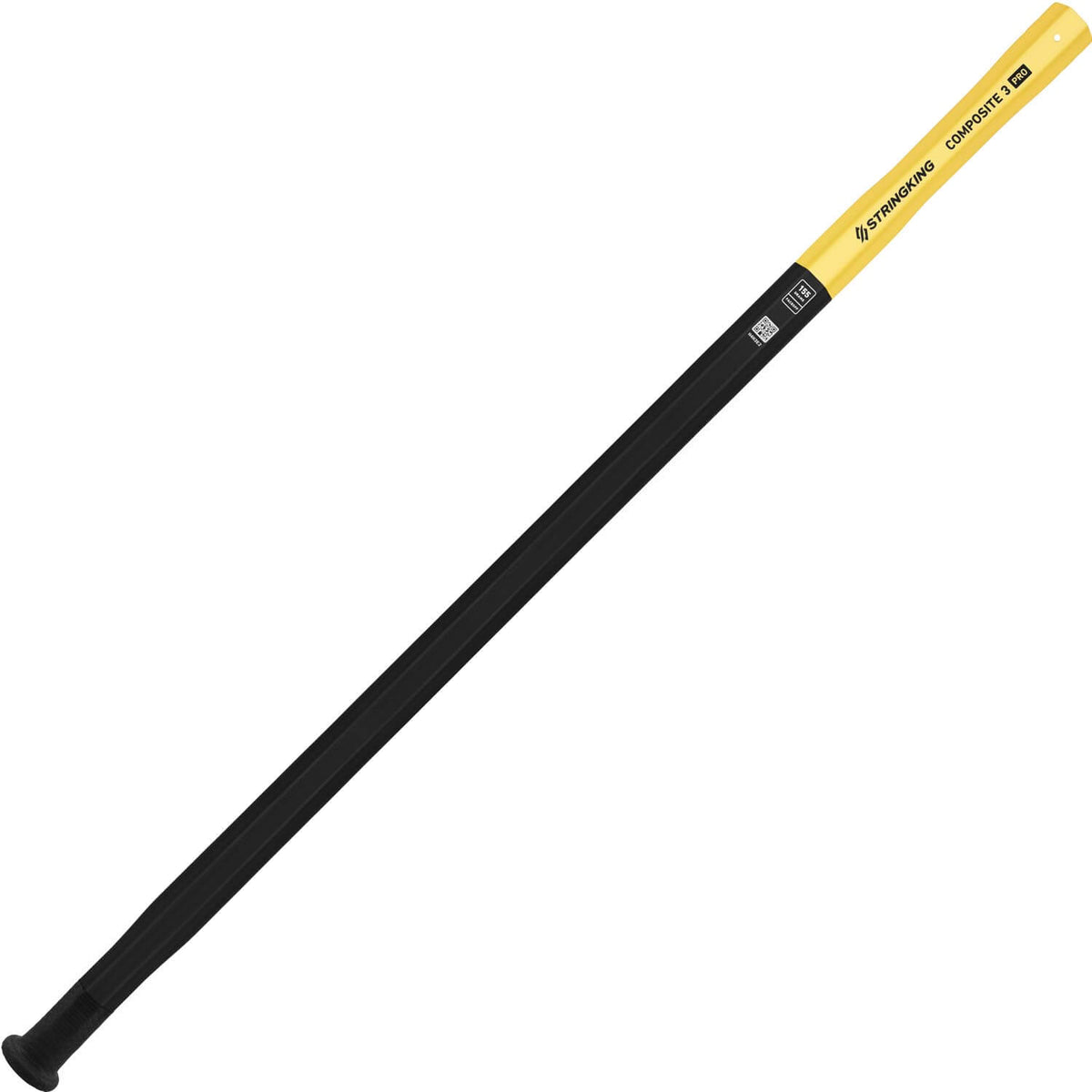 StringKing Composite 3 Pro Faceoff Lacrosse Shaft - black - 155  | Top String Lacrosse 
