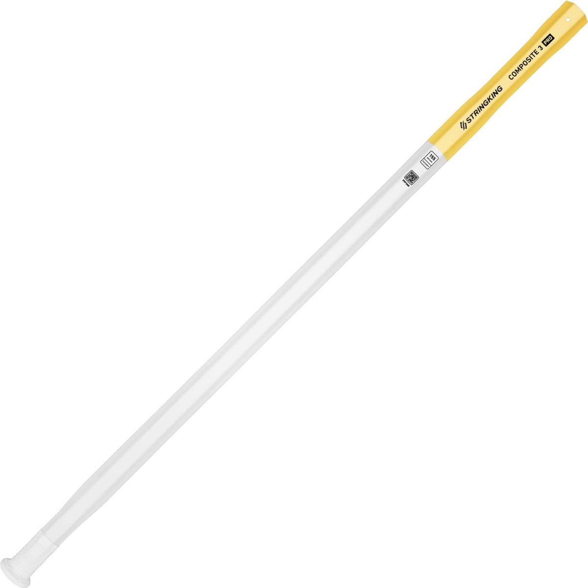 StringKing Composite 3 Pro Faceoff Lacrosse Shaft - white - 155  | Top String Lacrosse 