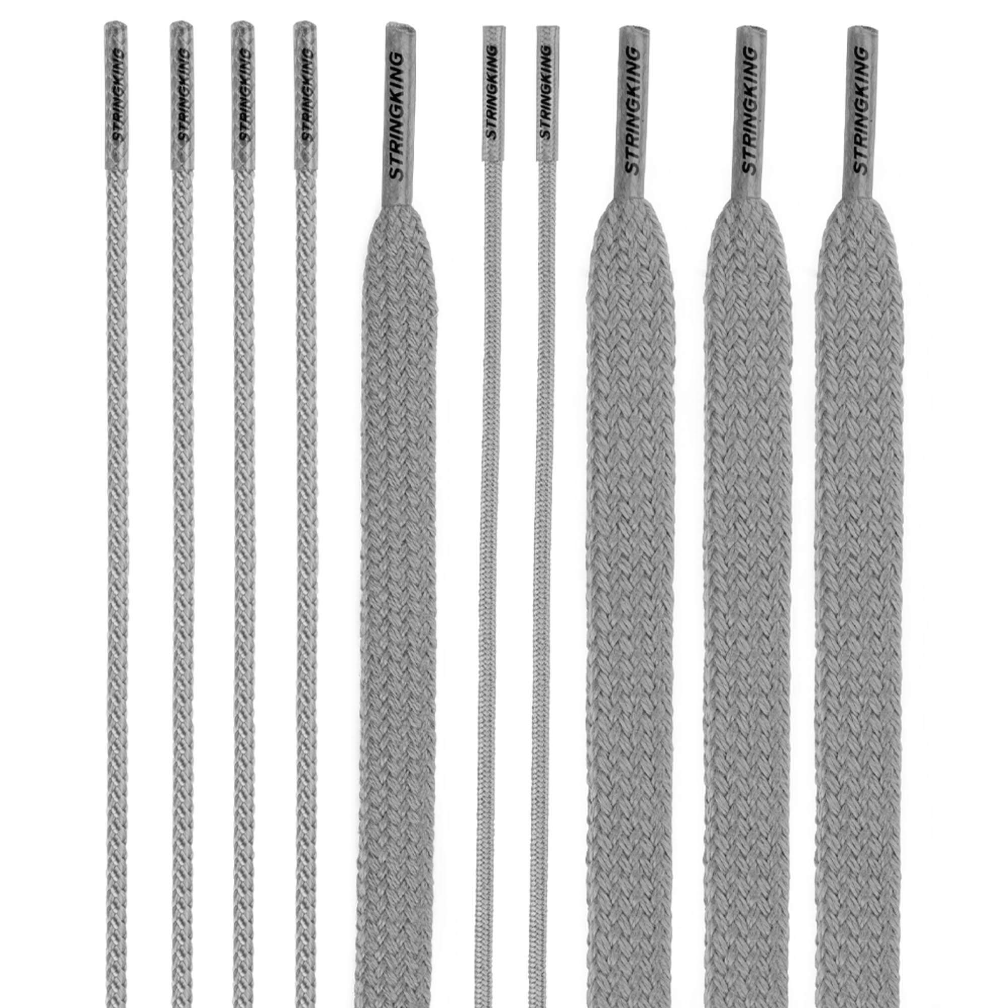 StringKing Lacrosse String Kit -Grey - Top String Lacrosse