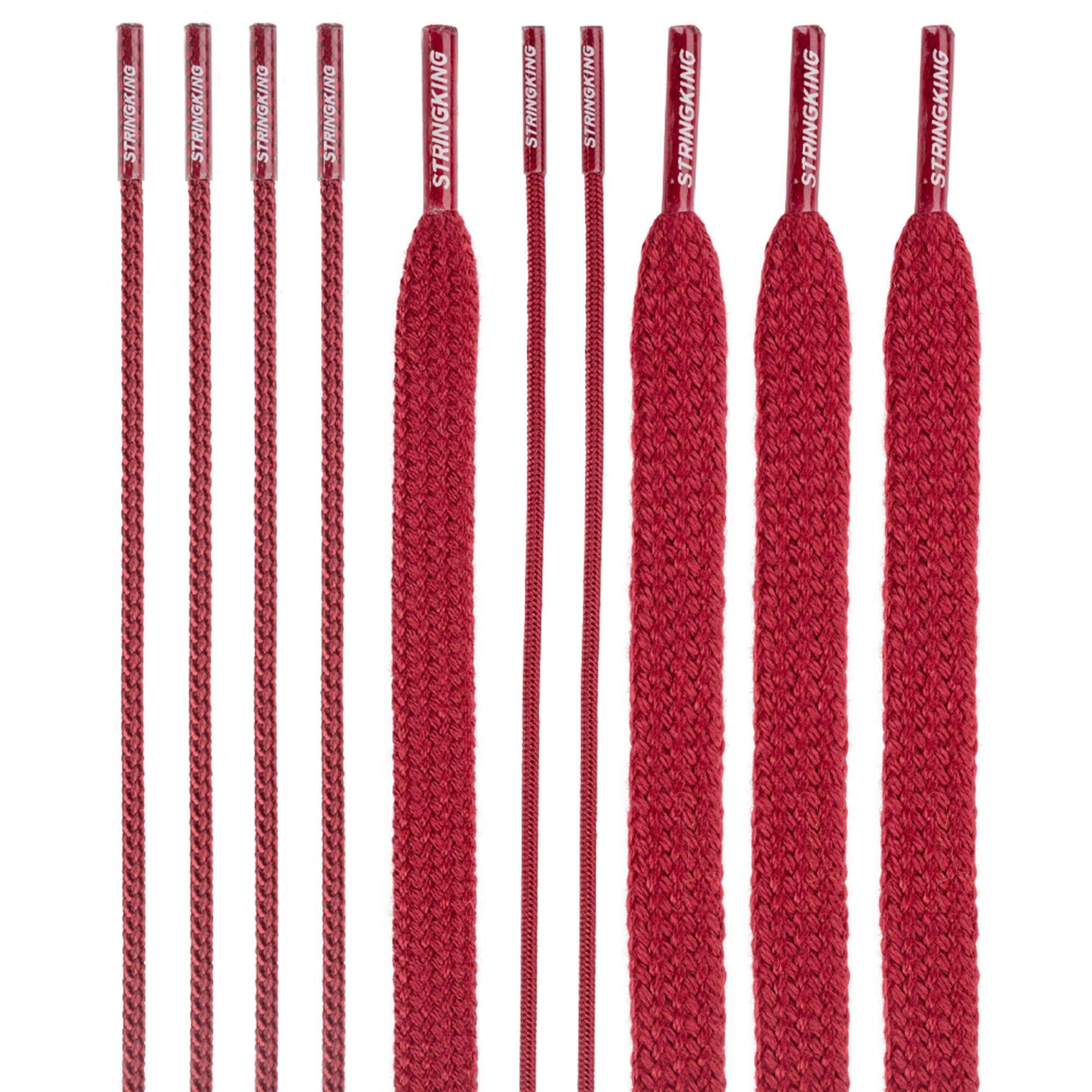 StringKing Lacrosse String Kit -Maroon - Top String Lacrosse