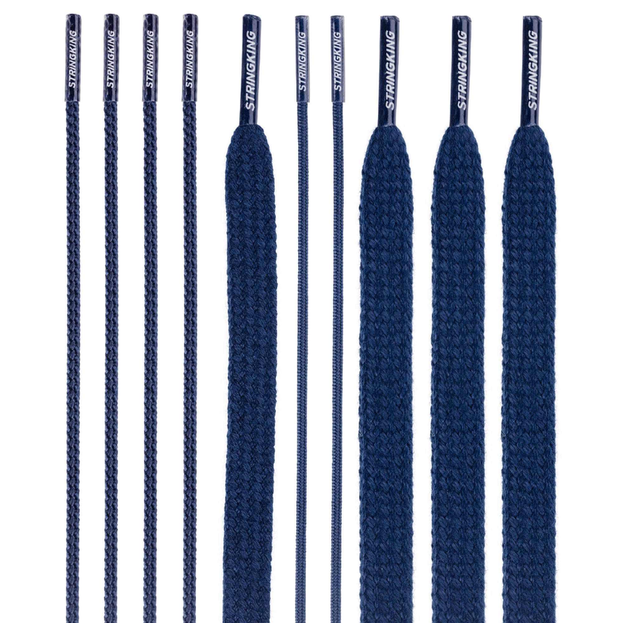 StringKing Lacrosse String Kit -Navy - Top String Lacrosse