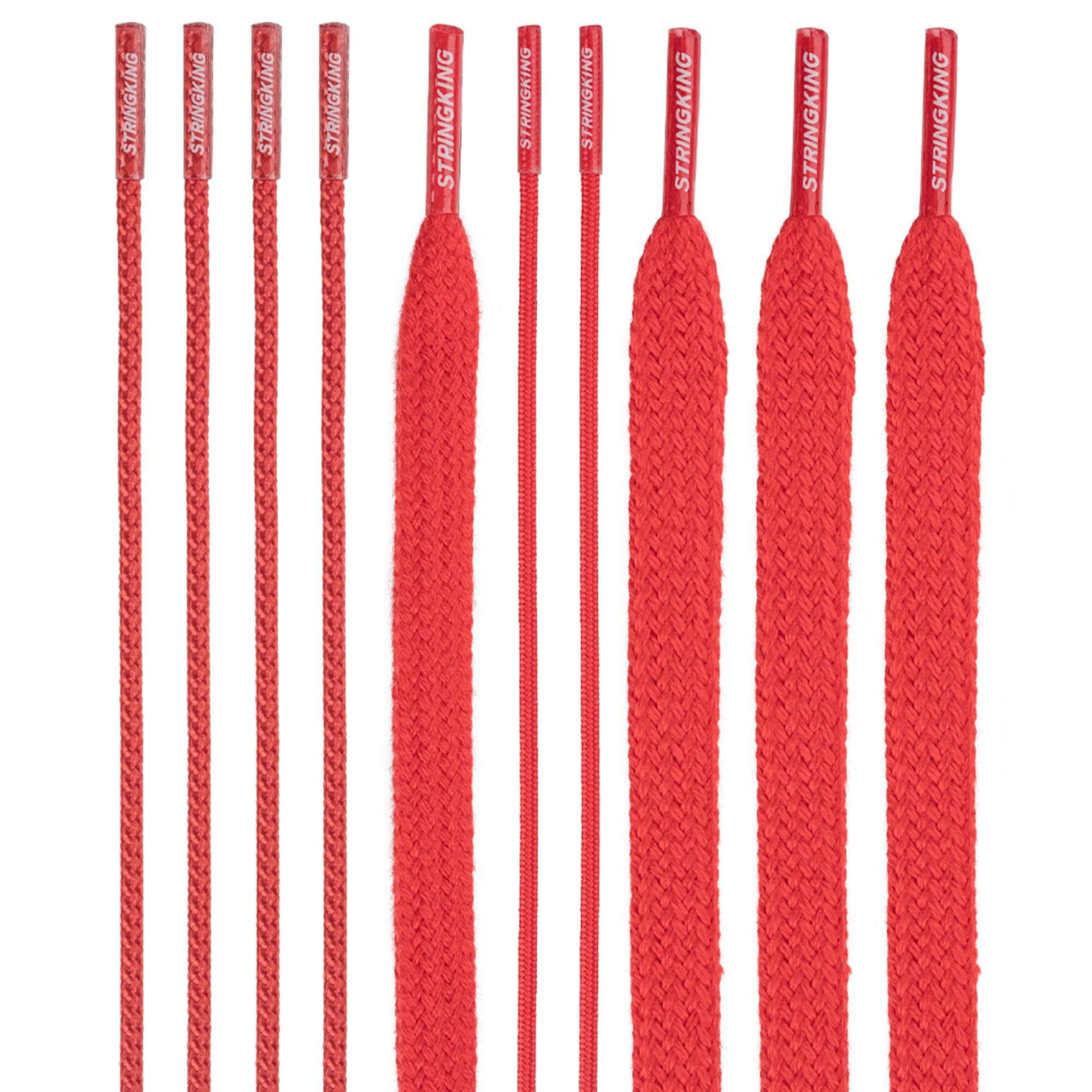 StringKing Lacrosse String Kit -Red - Top String Lacrosse