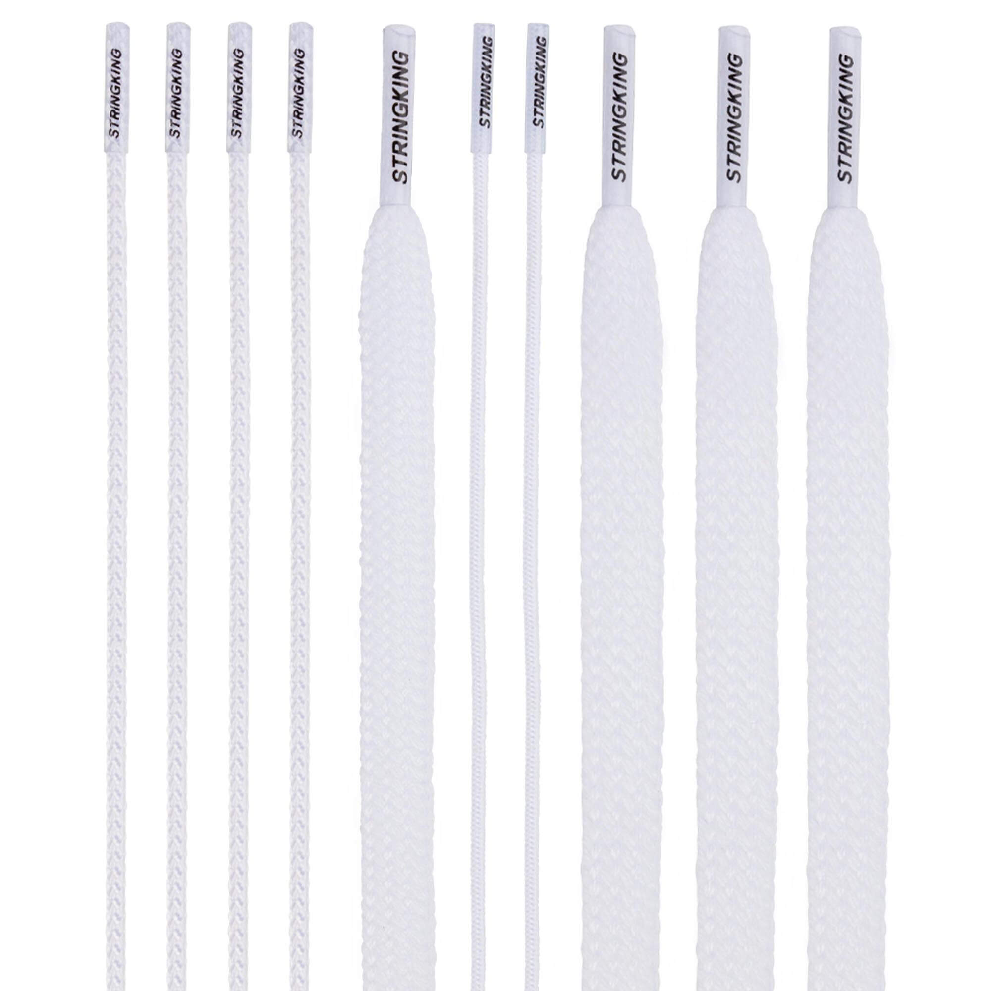 StringKing Lacrosse String Kit -White - Top String Lacrosse
