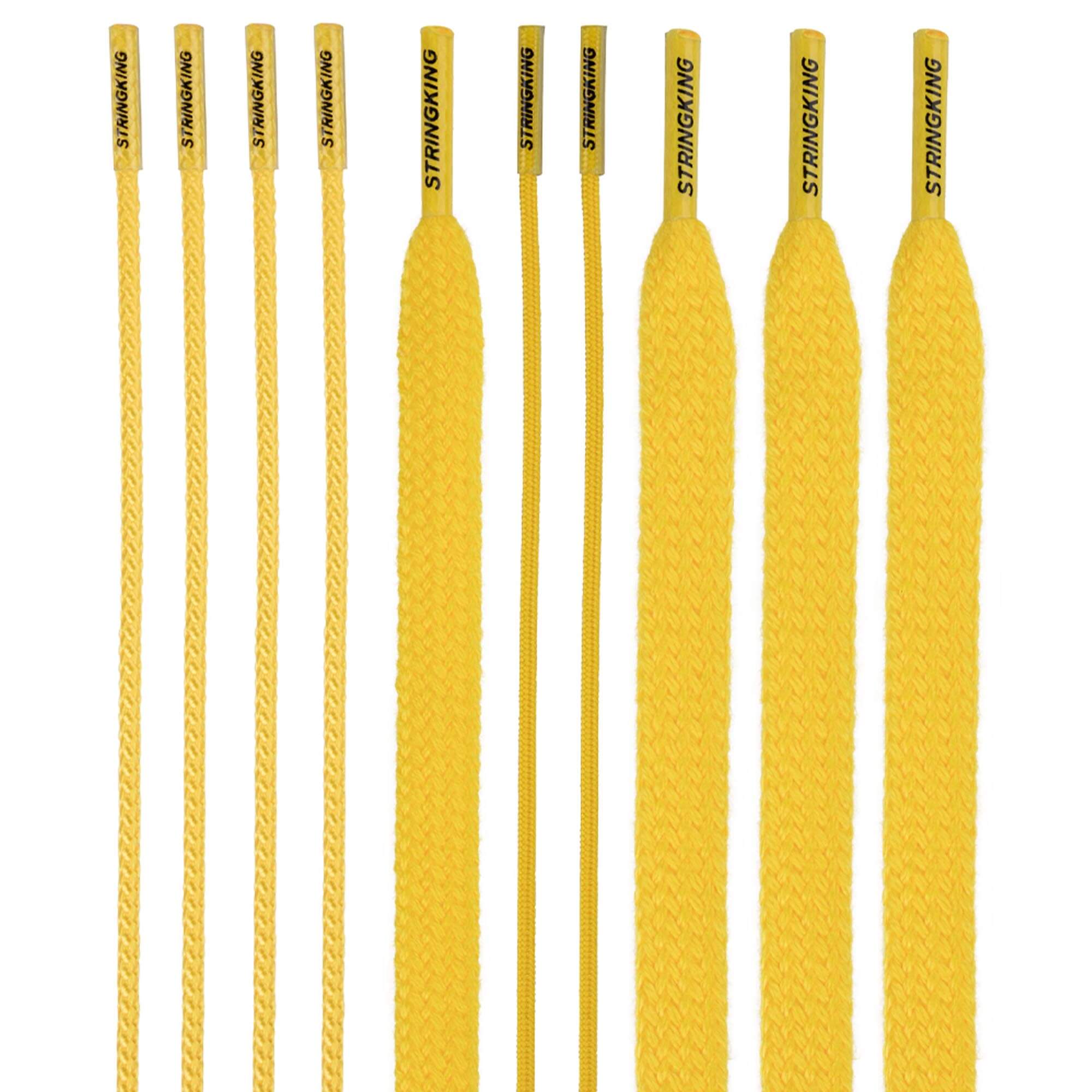 StringKing Lacrosse String Kit -Yellow - Top String Lacrosse
