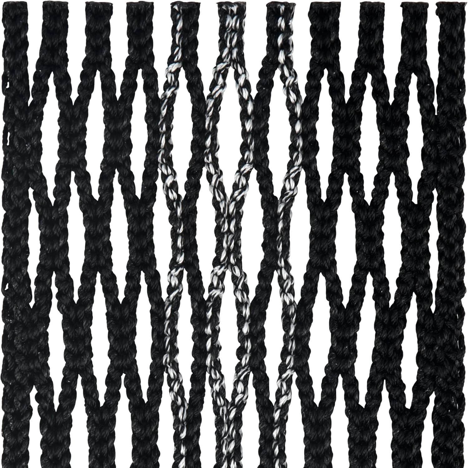 StringKing Type 5x Tracer Lacrosse Mesh - Black and White | Top String Lacrosse