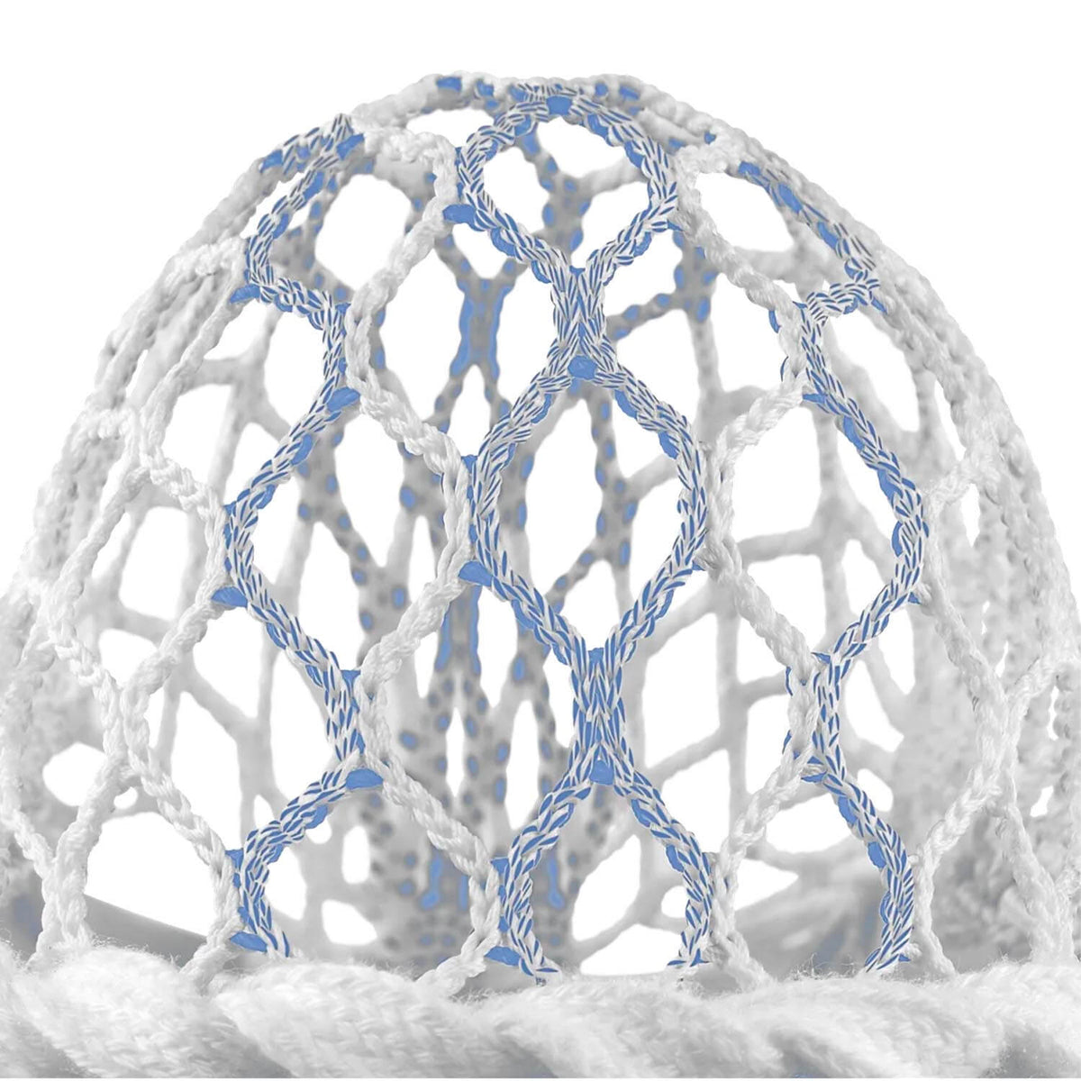 StringKing Type 5x Tracer Lacrosse Mesh - Carolina and white | Top String Lacrosse