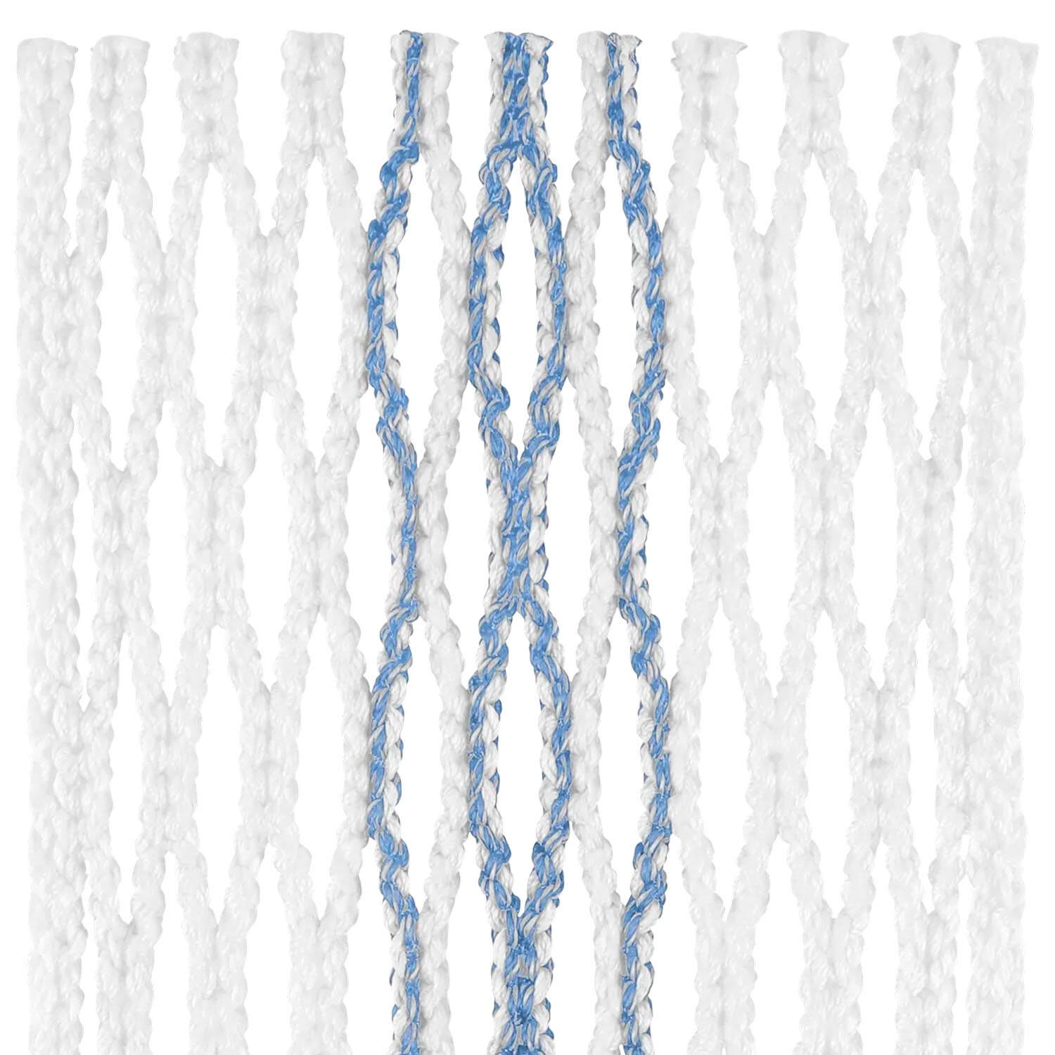 StringKing Type 5x Tracer Lacrosse Mesh - Carolina and white | Top String Lacrosse