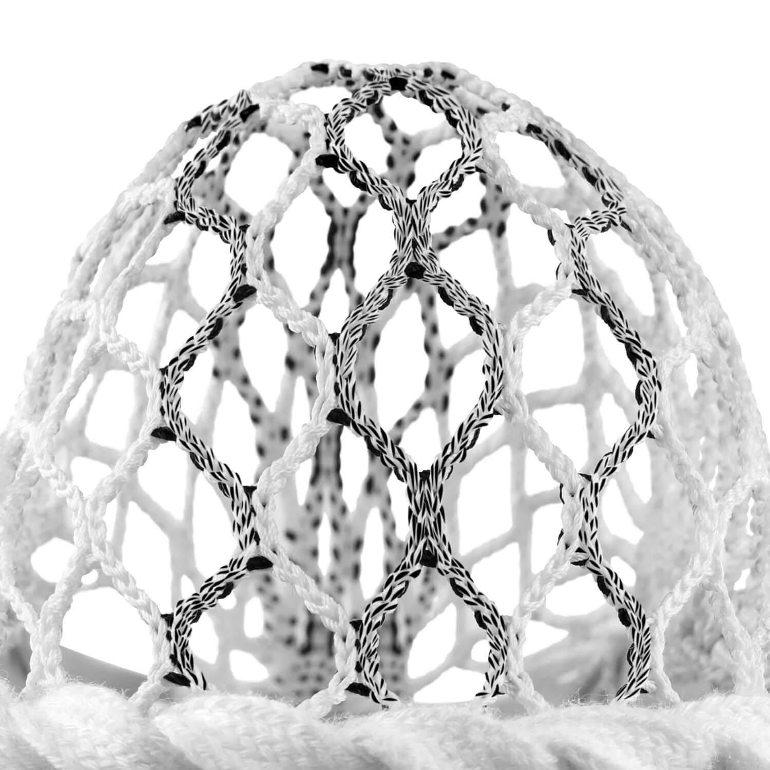 StringKing Type 5x Tracer Lacrosse Mesh - White and Black | Top String Lacrosse