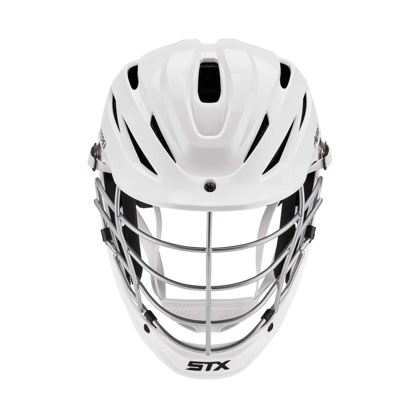 STX Aero Lacrosse Helmet - White Shell - Silver Mask | Top String Lacrosse