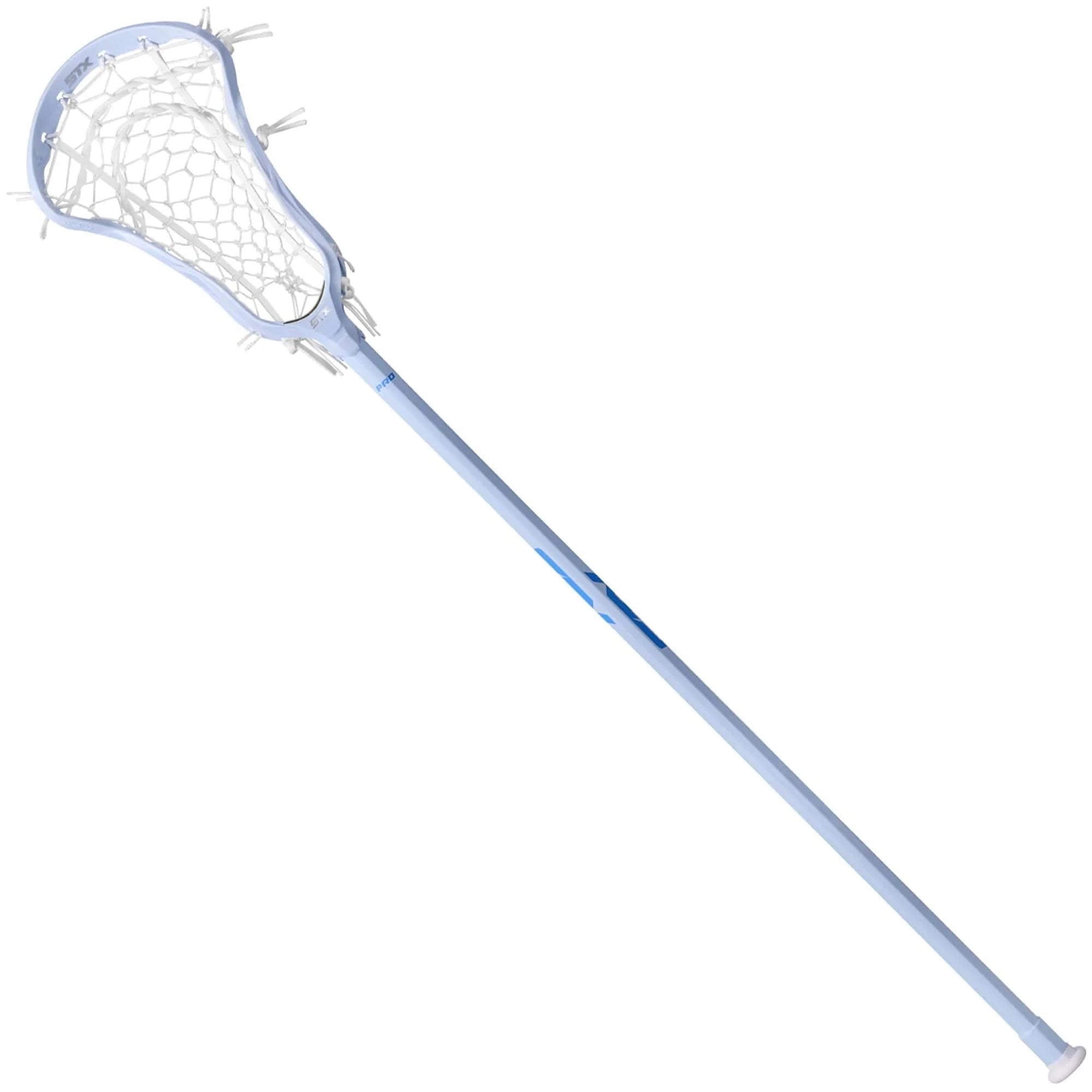 STX Aria Pro-M Pastel 10 Degree Composite Complete Women's Lacrosse Stick - Blue | Top String Lacrosse