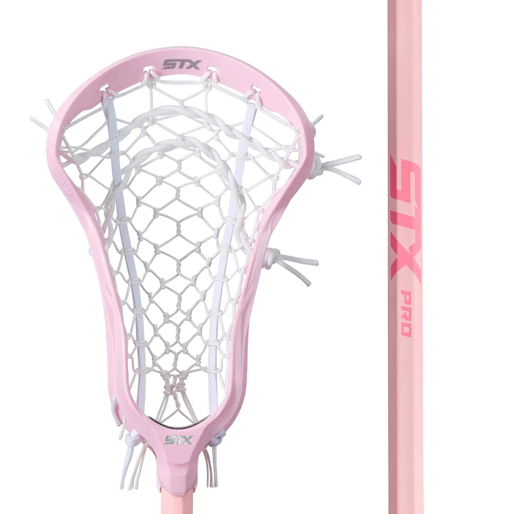 STX Aria Pro-M Pastel 10 Degree Composite Complete Women's Lacrosse Stick - Pink | Top String Lacrosse