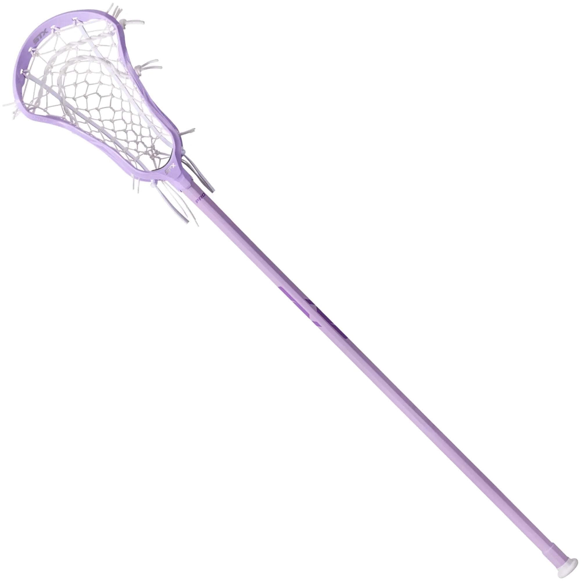 STX Aria Pro-M Pastel 10 Degree Composite Complete Women's Lacrosse Stick - Purple | Top String Lacrosse