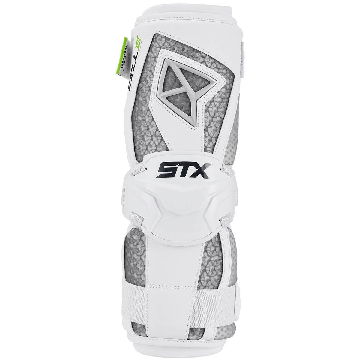 STX Cell VII Lacrosse Arm Guards - white  | Top String Lacrosse