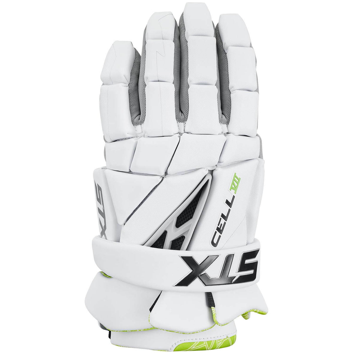 STX Cell VII Lacrosse Gloves - white | Top String Lacrosse