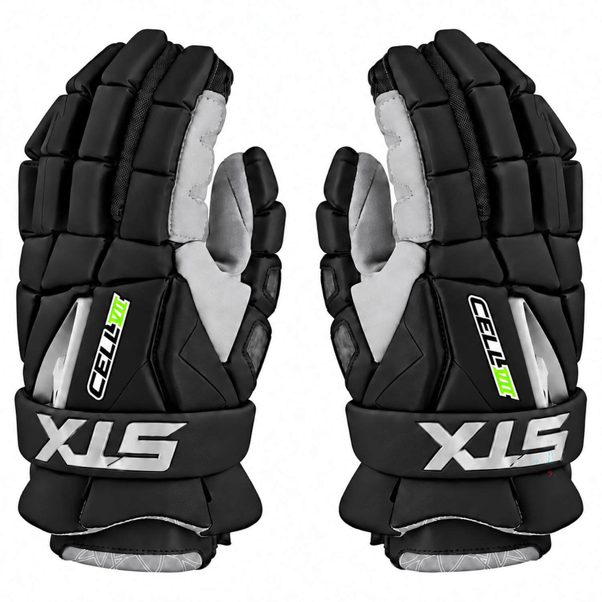STX Cell VII Lacrosse Gloves - black | Top String Lacrosse