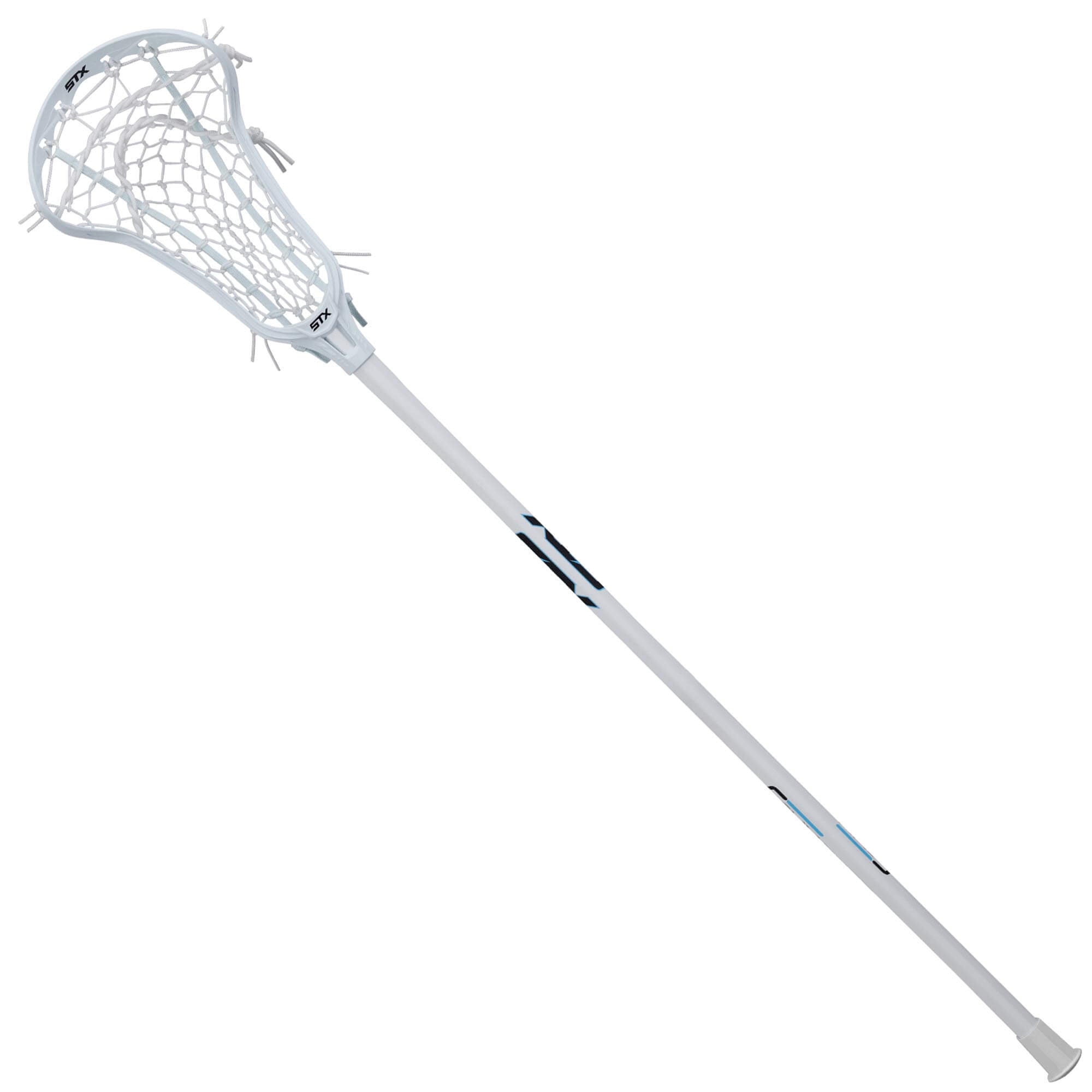 STX Crux Core Composite Complete Women's Lacrosse Stick - White | Top String Lacrosse