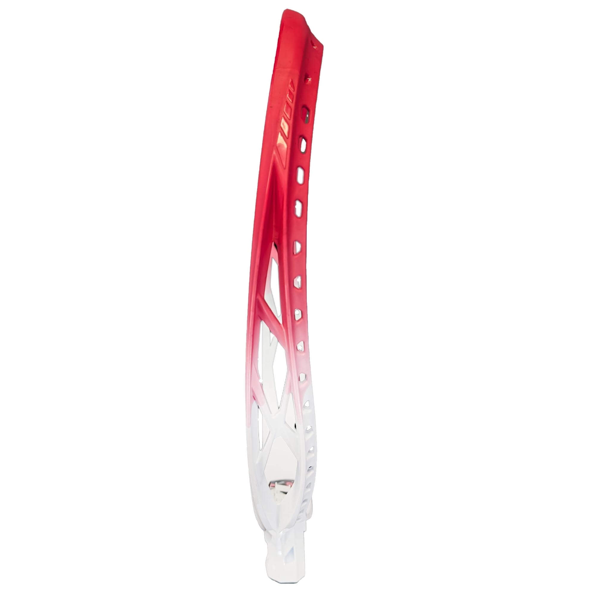 STX Eclipse 3 Dyed Goalie Lacrosse Head - Red - White  | Top String Lacrosse