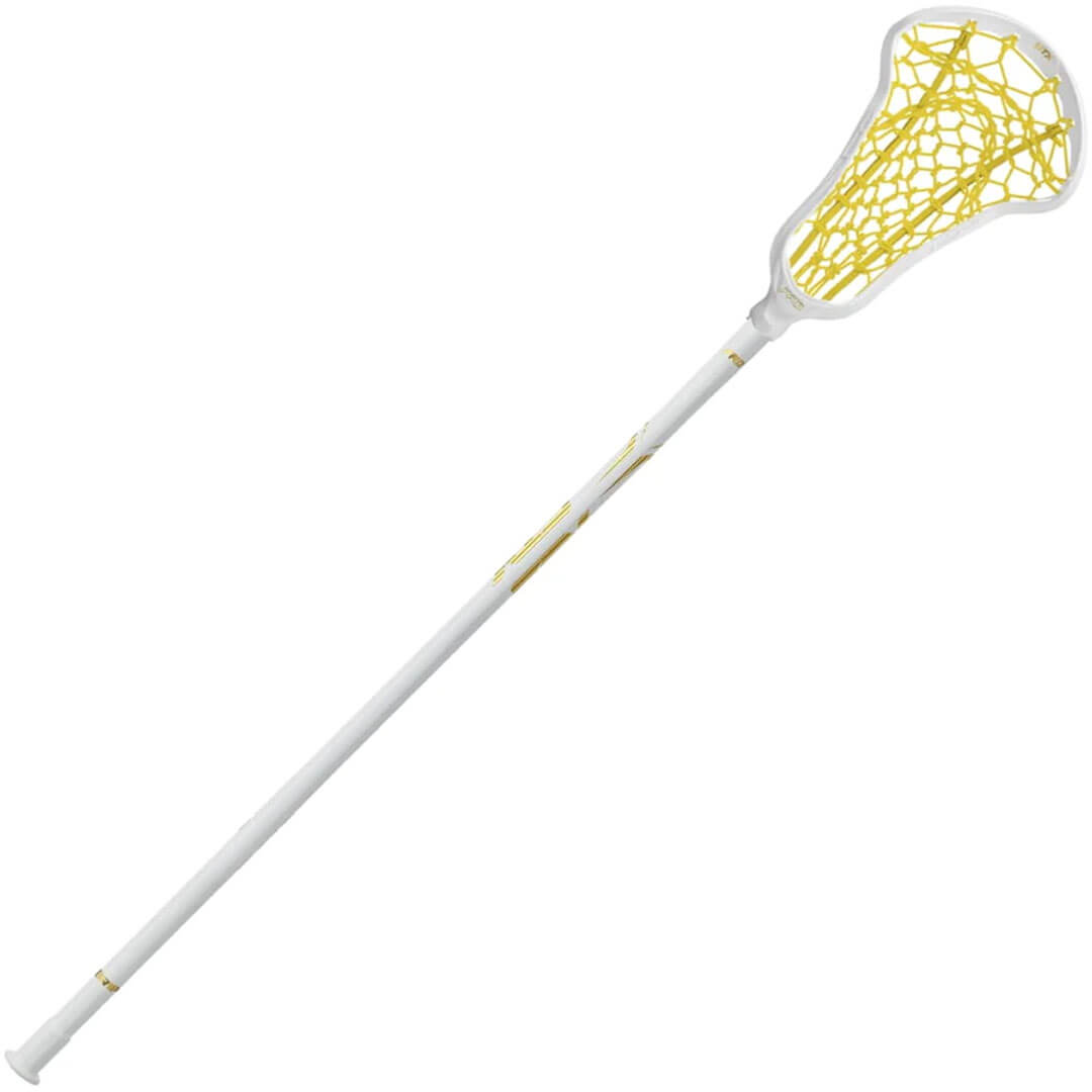 STX Exult Pro Elite Lock Pocket 10 Degree Composite Complete Women's Lacrosse Stick - Top String Lacrosse