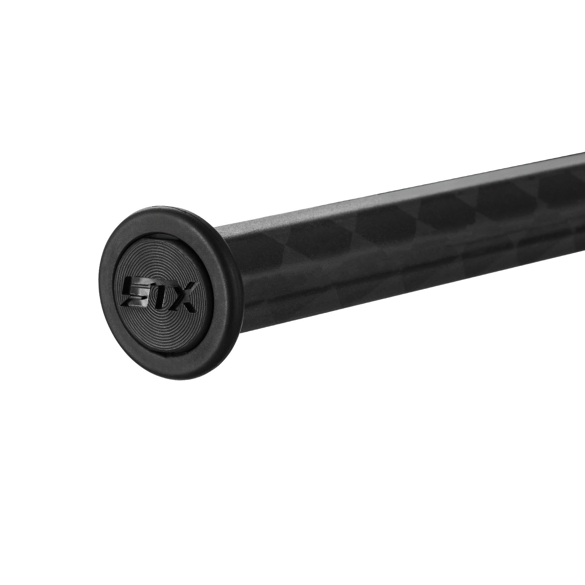 STX Fiber Pro O Defense Lacrosse Shaft - Black | Top String Lacrosse