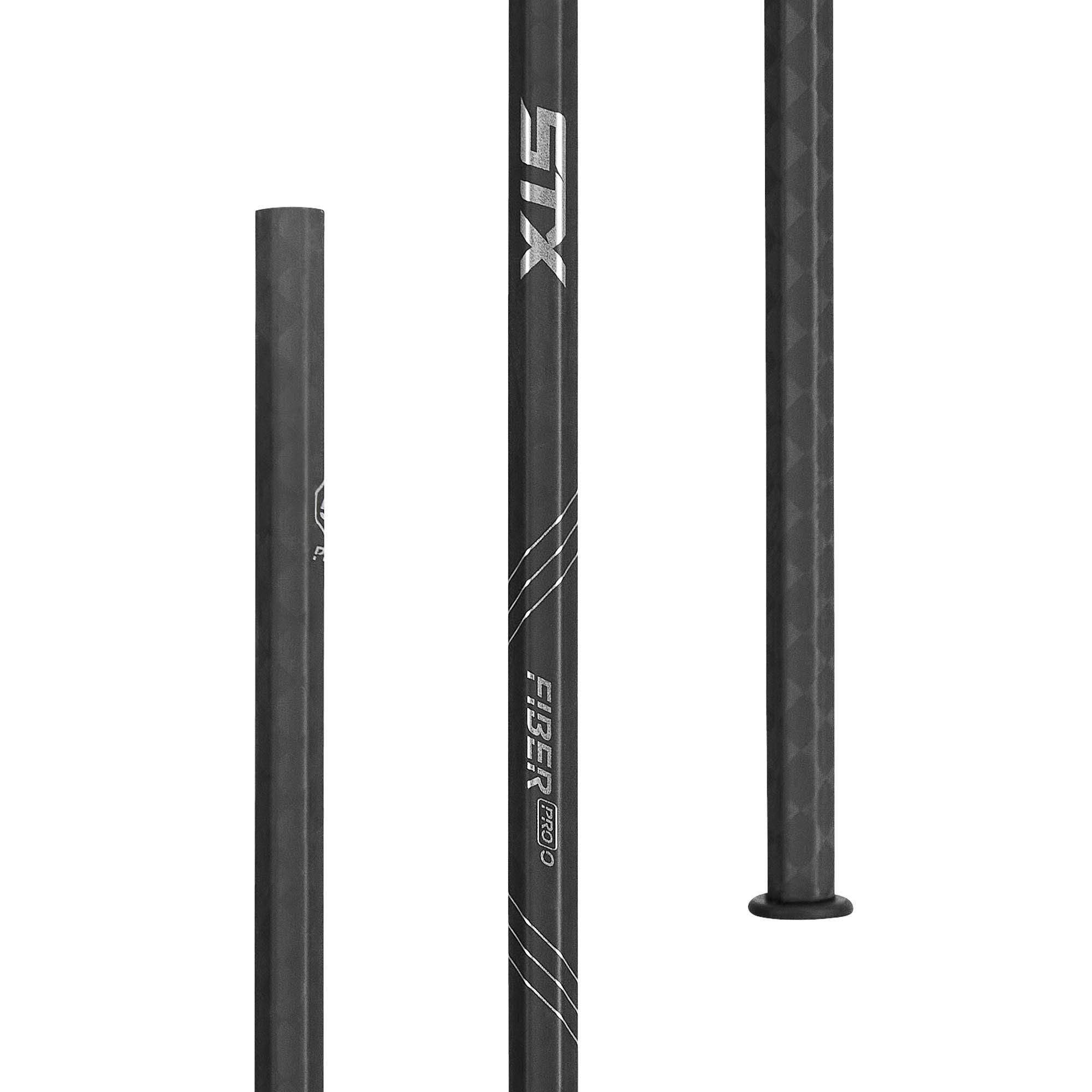 STX Fiber Pro O Defense Lacrosse Shaft - Black | Top String Lacrosse