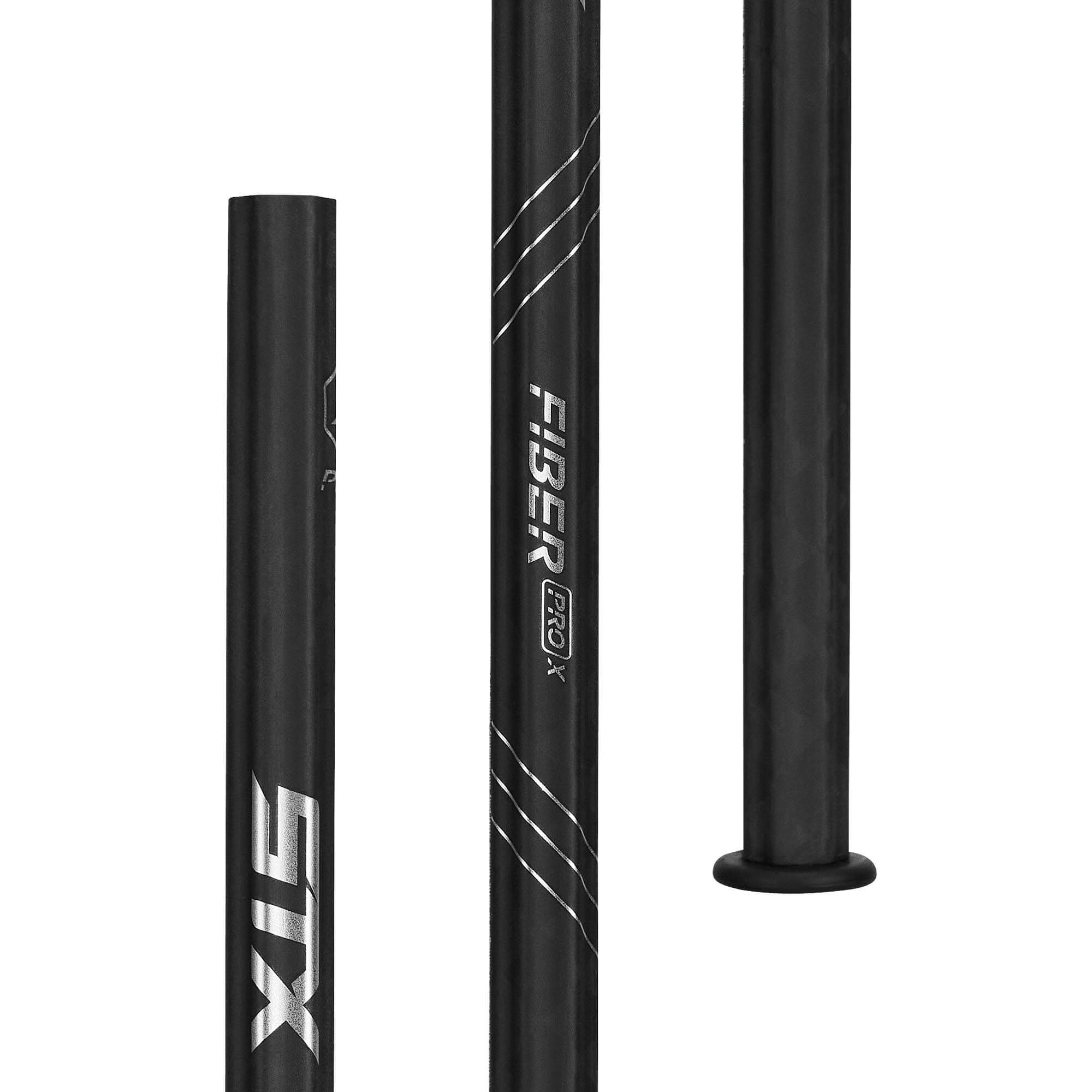STX Fiber Pro X A/M Composite Men's Lacrosse Shaft - Black | Top String Lacrosse
