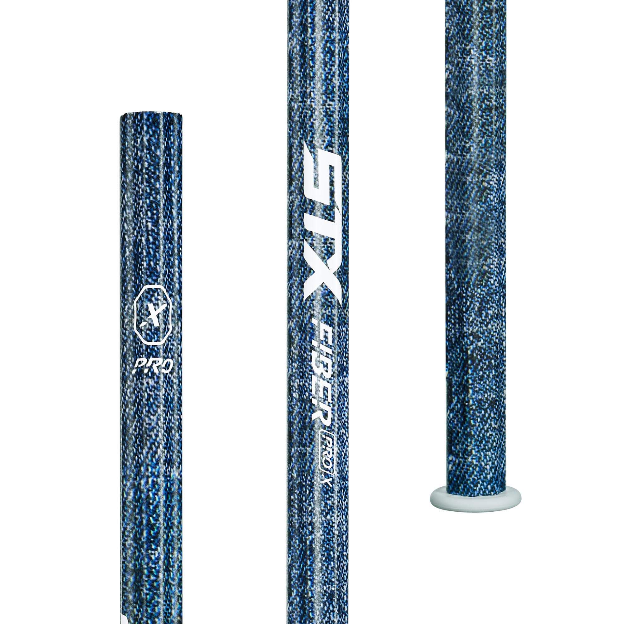 STX Fiber Pro X Attack Limited Edition Jandle Denim Composite Lacrosse Shaft | Top String Lacrosse