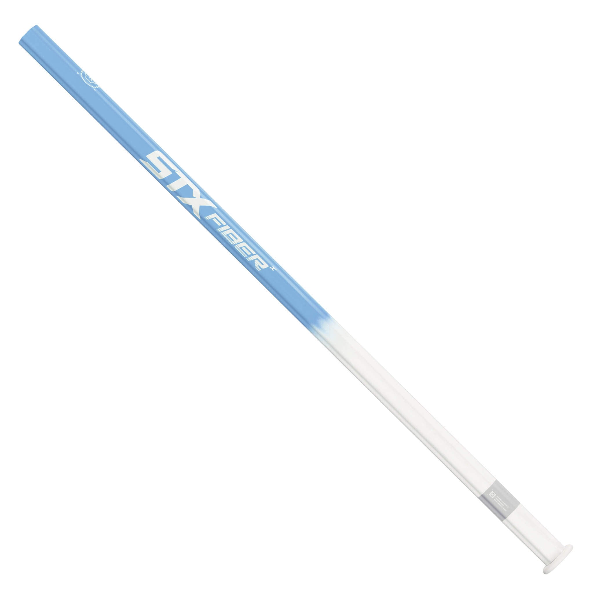 STX Fiber X Fade Carolina Blue Composite Attack Lacrosse Shaft | Top String Lacrosse