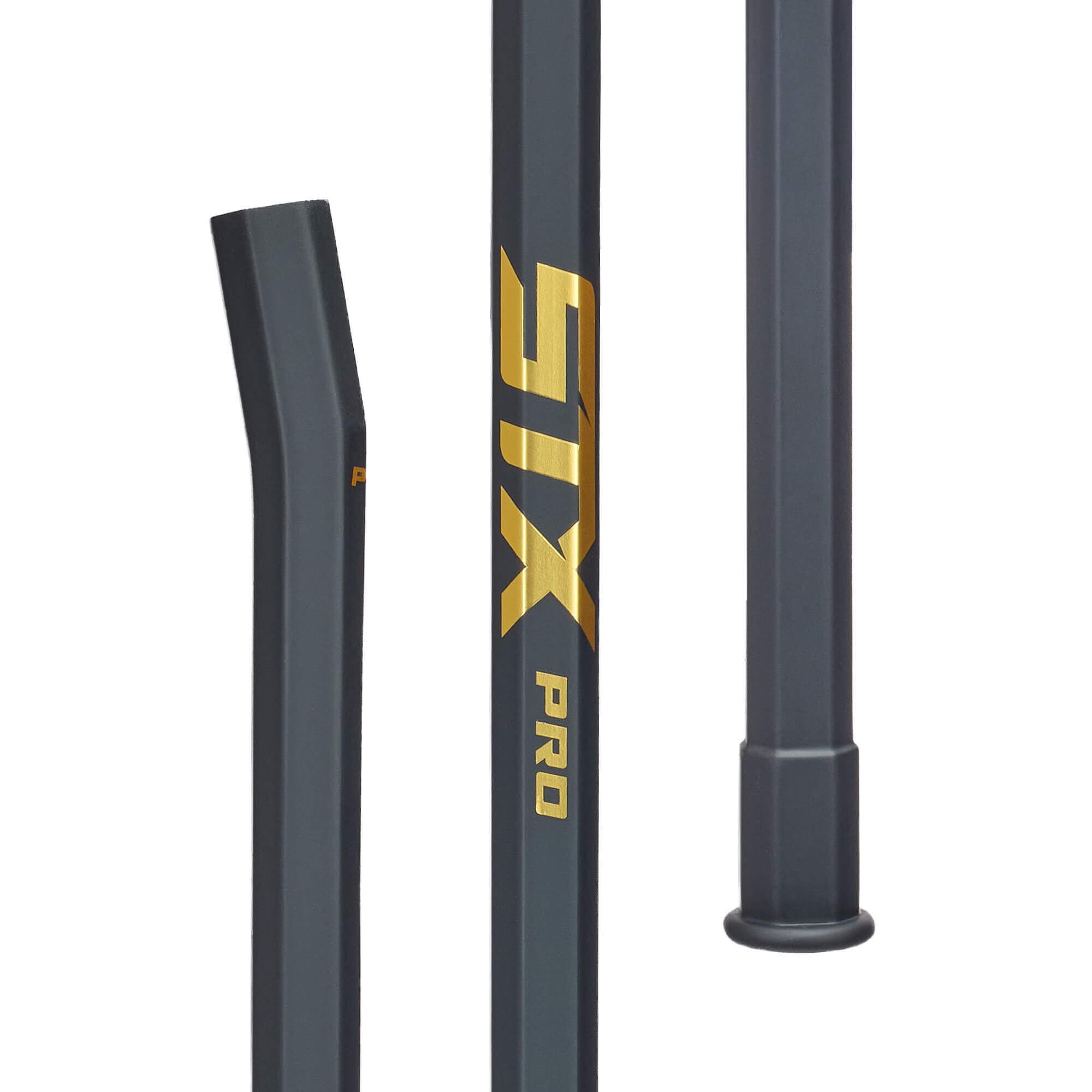 STX Pro 10 Degree Women's Composite Lacrosse Shaft - Black and Gold | Top String Lacrosse