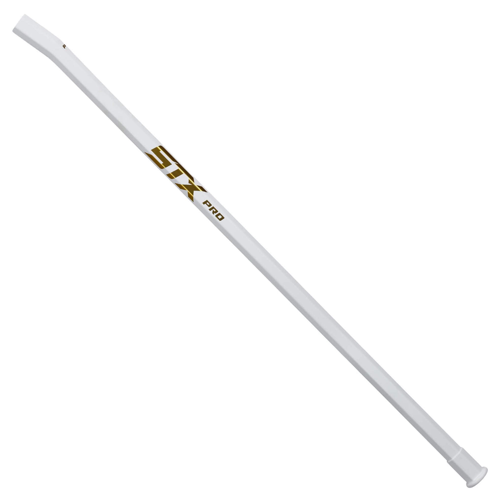 STX Pro 10 Degree Women's Composite Lacrosse Shaft - White and Gold | Top String Lacrosse