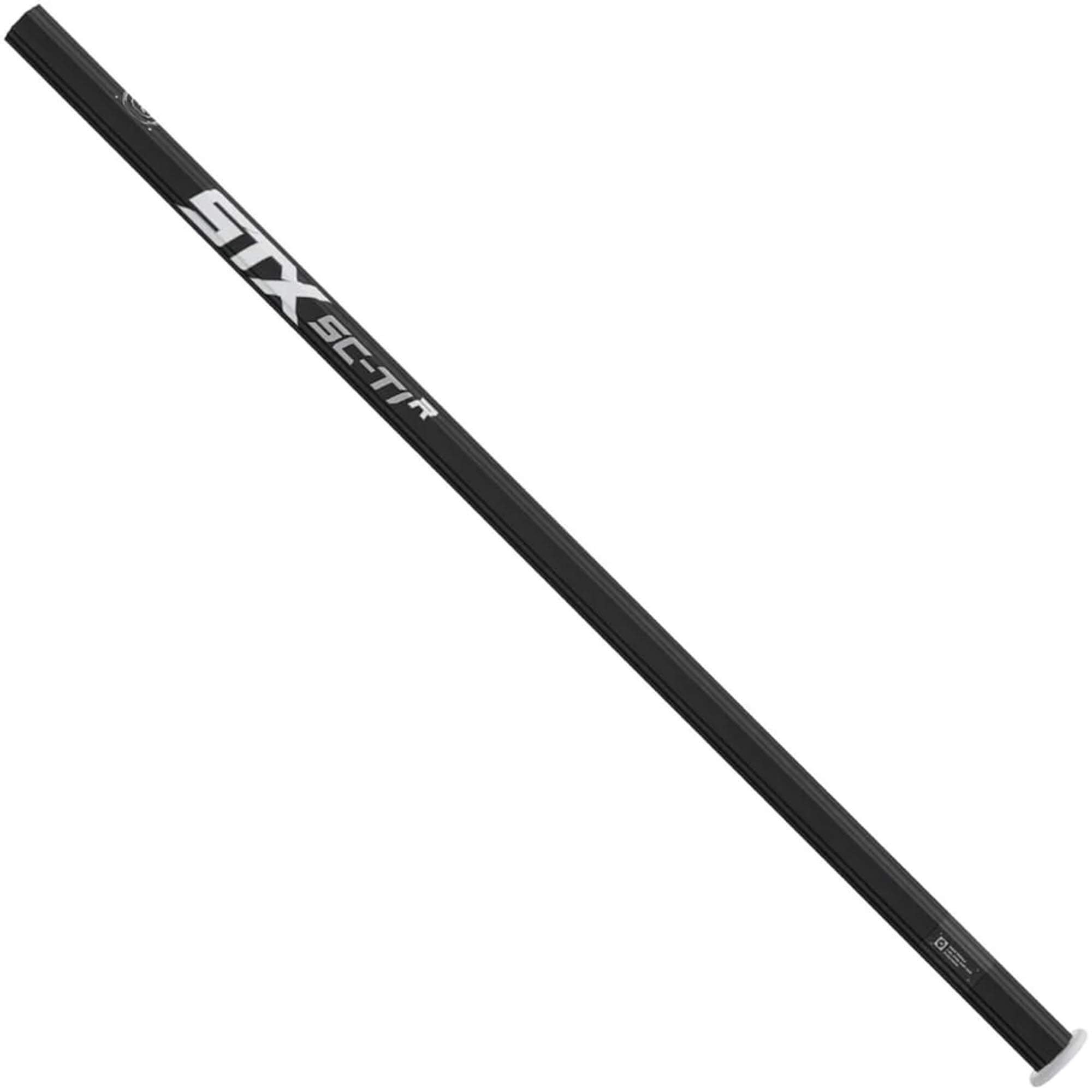 STX Sc-Ti R Attack Lacrosse Shaft - Black | Top String Lacrosse