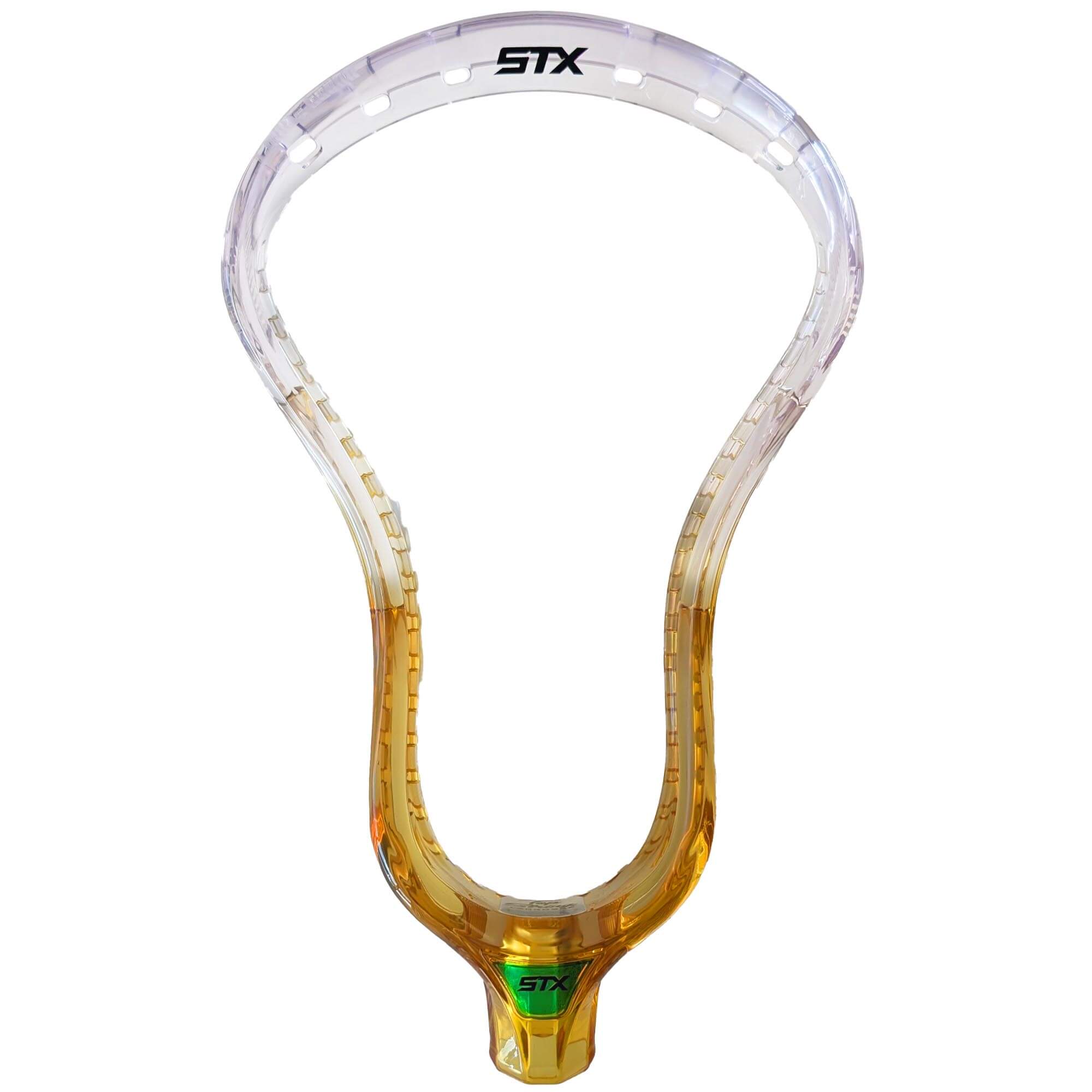 STX Stallion Prism Dyed Lacrosse Head - Yellow Fade | Top String Lacrosse