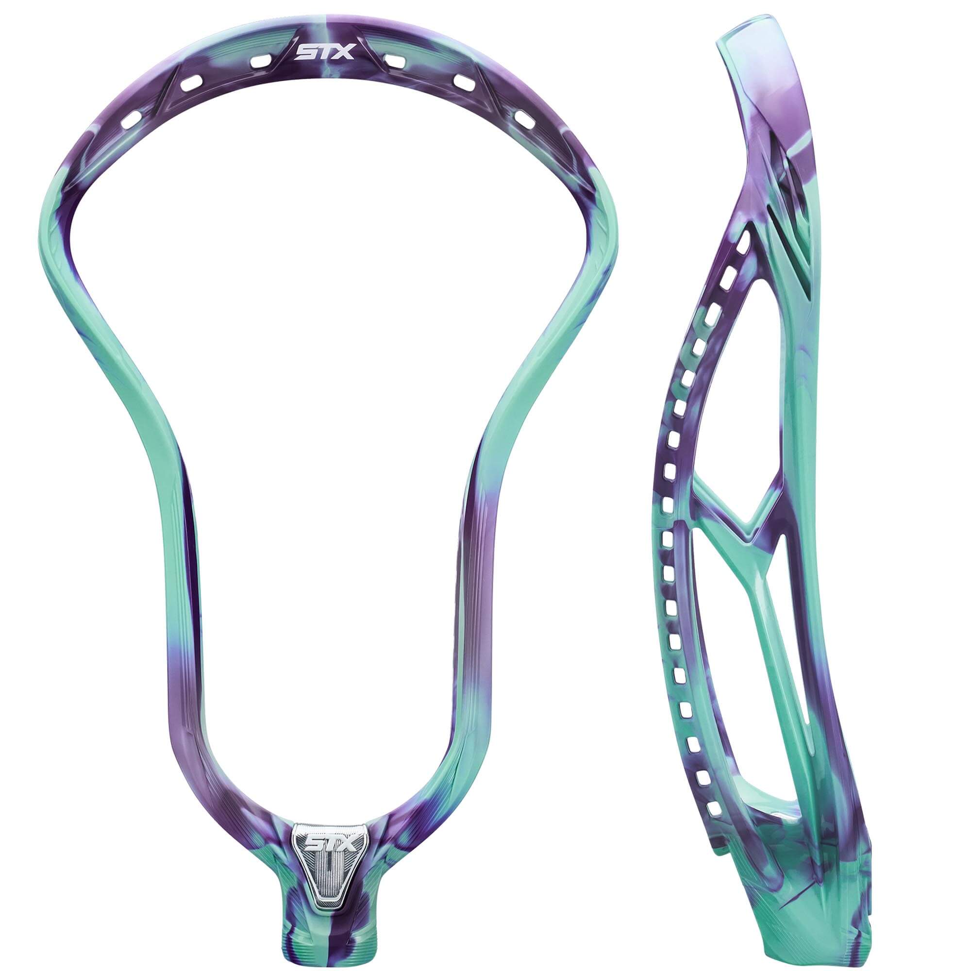 STX Surgeon 2K Mint Purple Marble Lacrosse Head | Top String Lacrosse