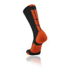 TCK Baseline 3.0 Crew Lacrosse Sock - Black/Orange