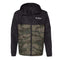 Top String Lacrosse Lightweight Windbreaker Full-Zip Jacket - Black/Forest Camo