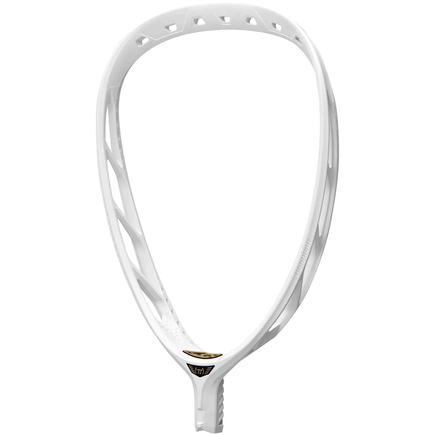 Warrior Answer Goalie Lacrosse Head - - White | Top String Lacrosse