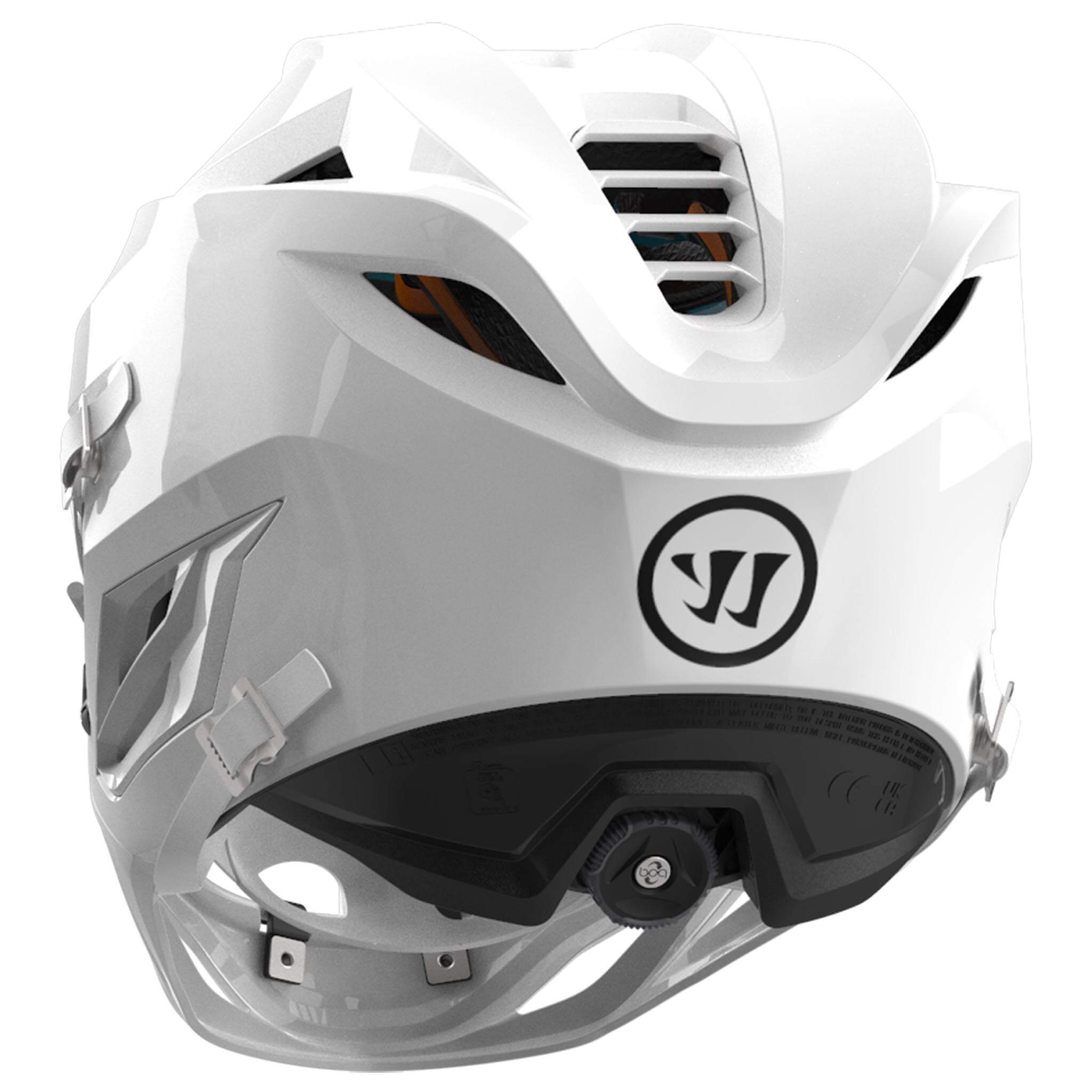Warrior Burn X Lacrosse Helmet - White - White Mask | Top String Lacrosse