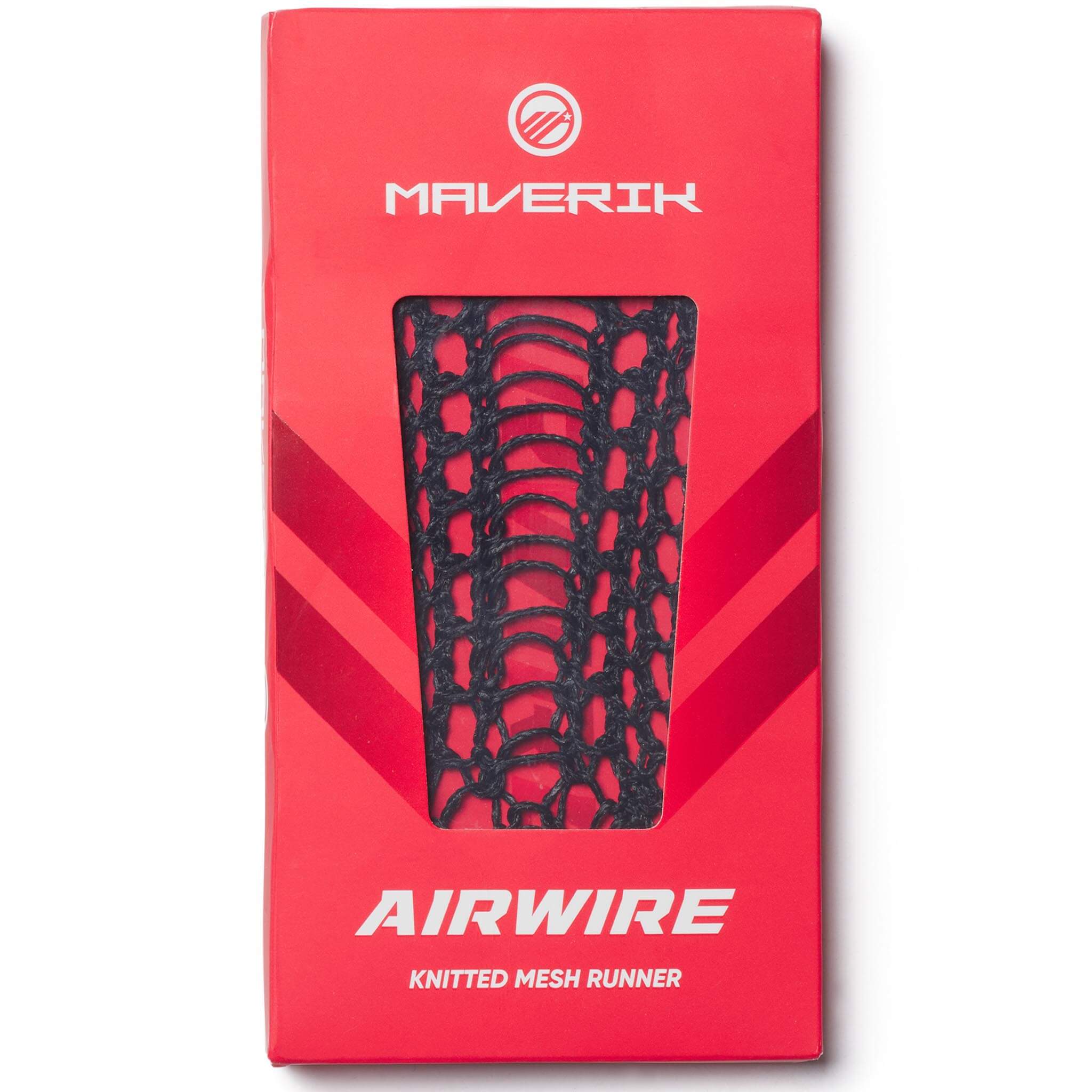 Maverik AirWire Women's Lacrosse Mesh Runner - Black | Top String Lacrosse